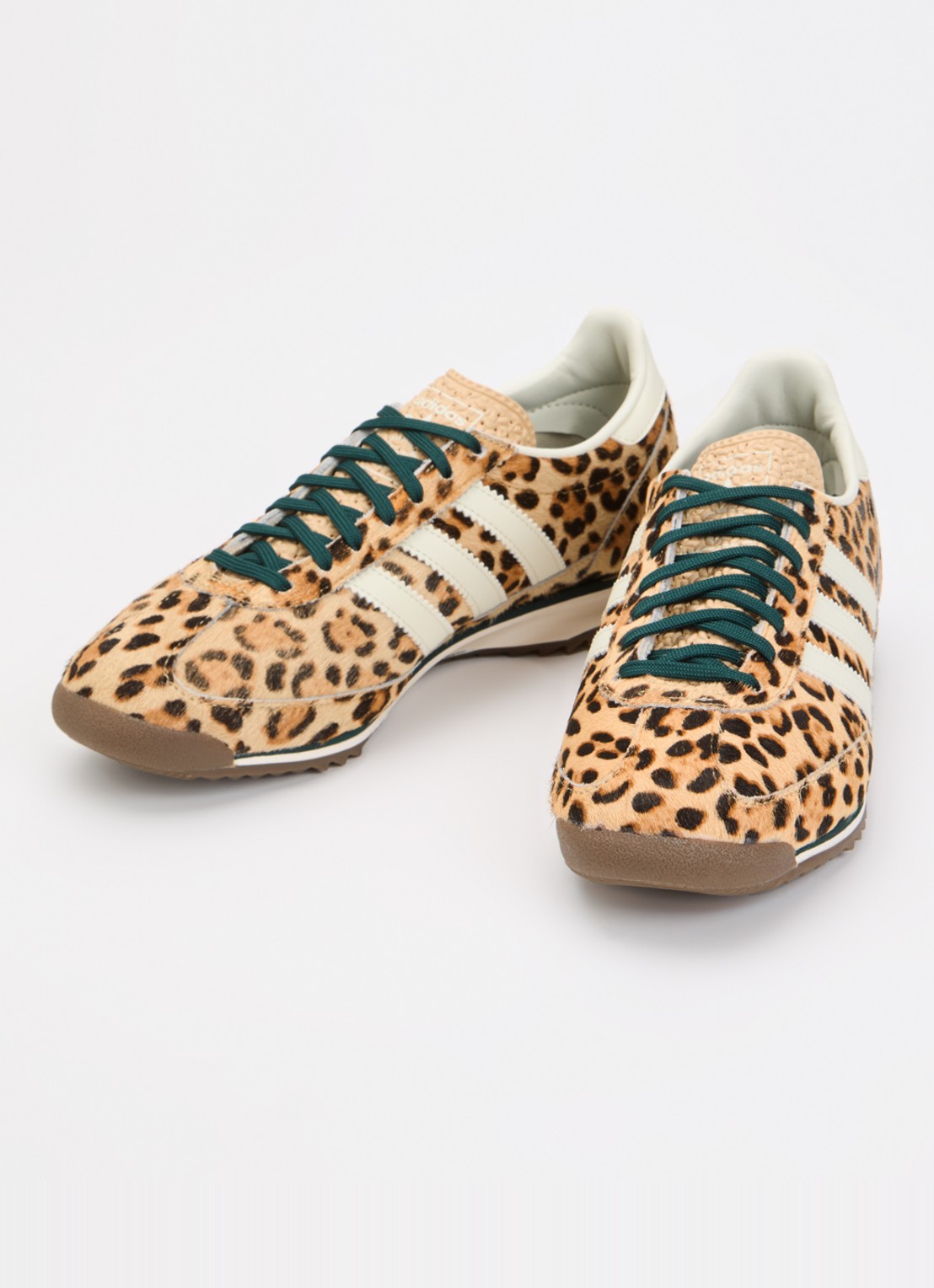 Adidas SL 72 OG Leopar Magic sneaker van suède - detail 3 bruin