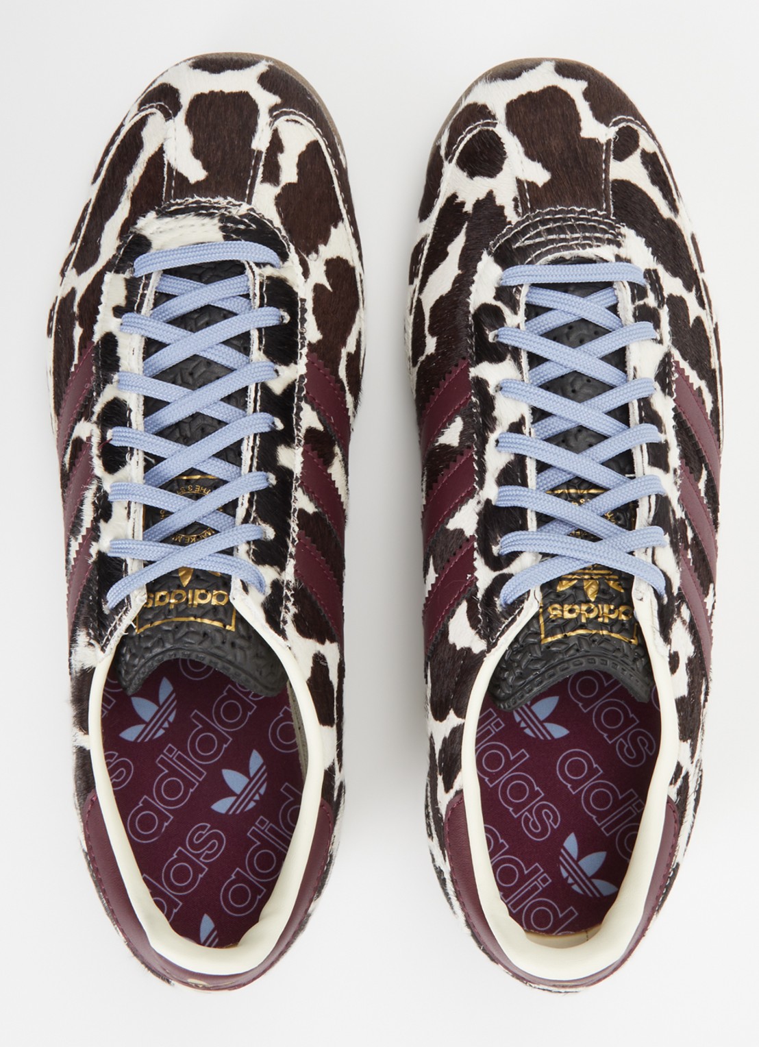 Adidas SL 72 OG sneaker met dierenprint - detail 3 bordeauxrood
