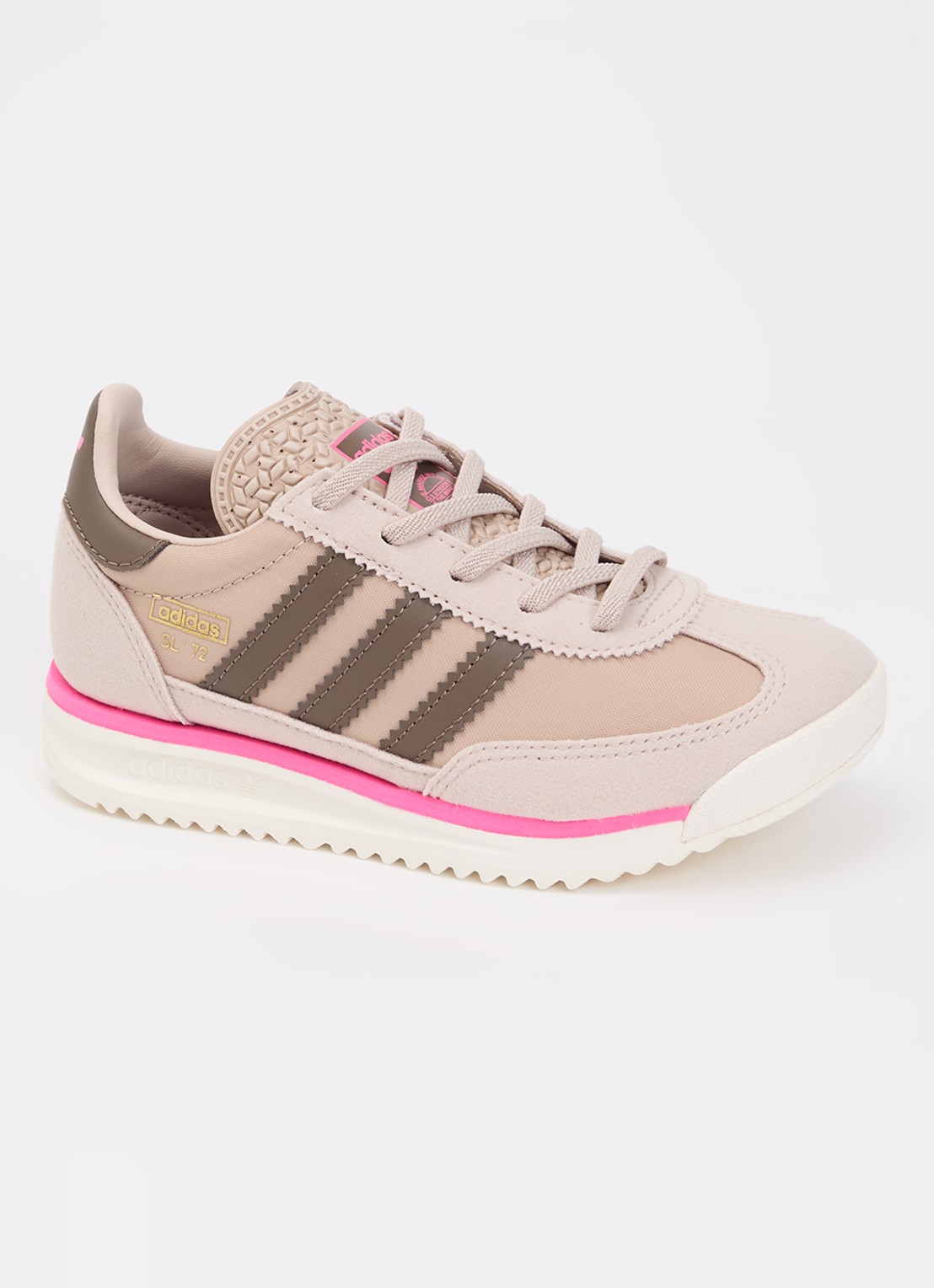 Adidas SL 72 sneaker met mesh details - voorkant 3 beige