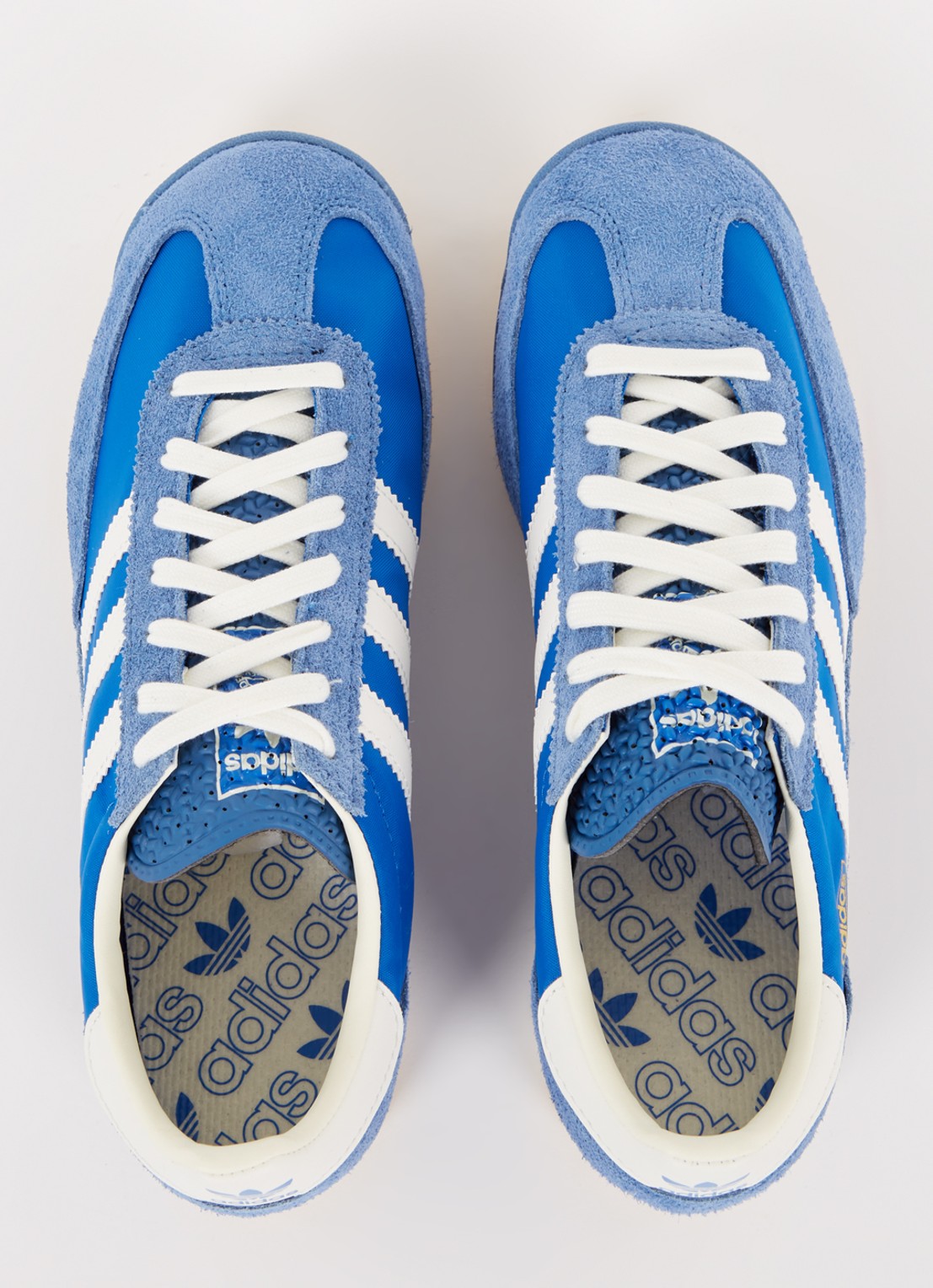 Adidas SL 72 sneaker met suède details - detail 2 blauw