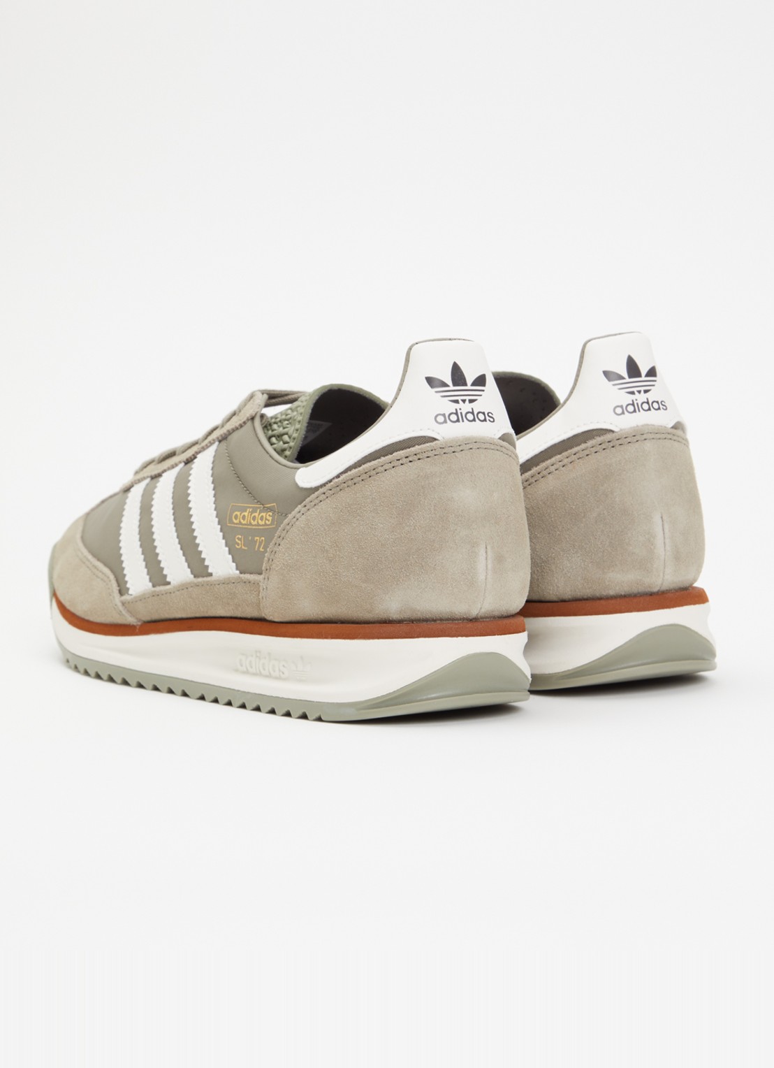 Adidas SL 72 sneaker met suède details - achterkant 5 grijs