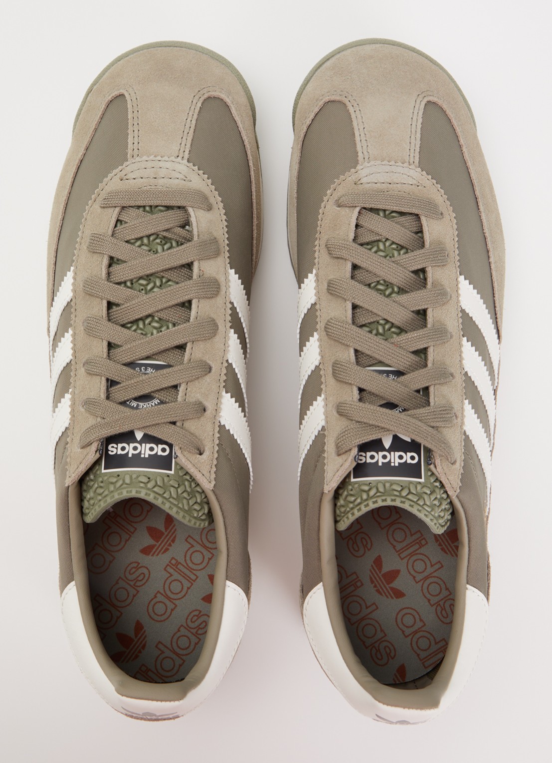 Adidas SL 72 sneaker met suède details - detail 3 grijs