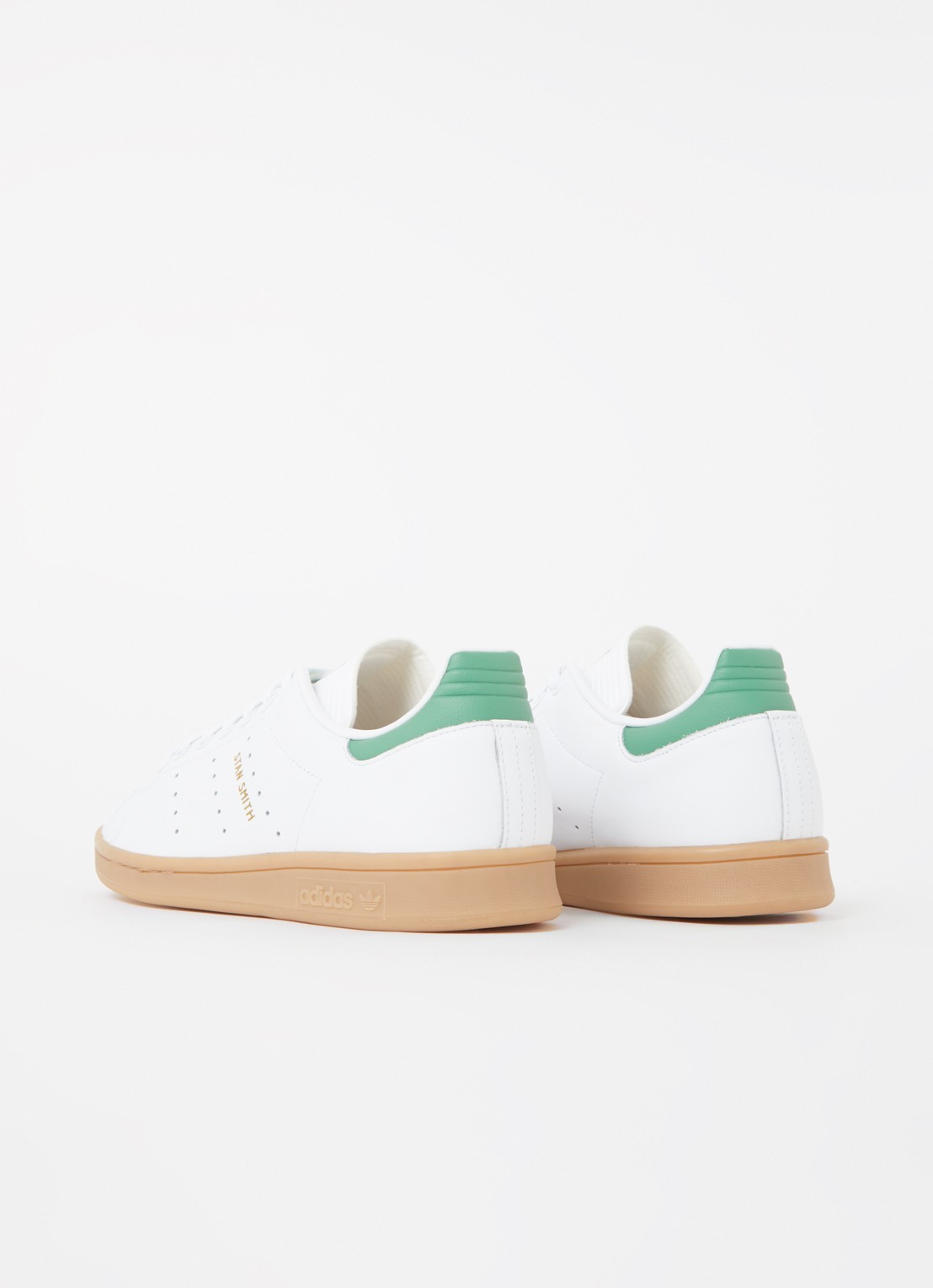 Adidas Stan Smith sneaker van leer met logo - detail 2 wit
