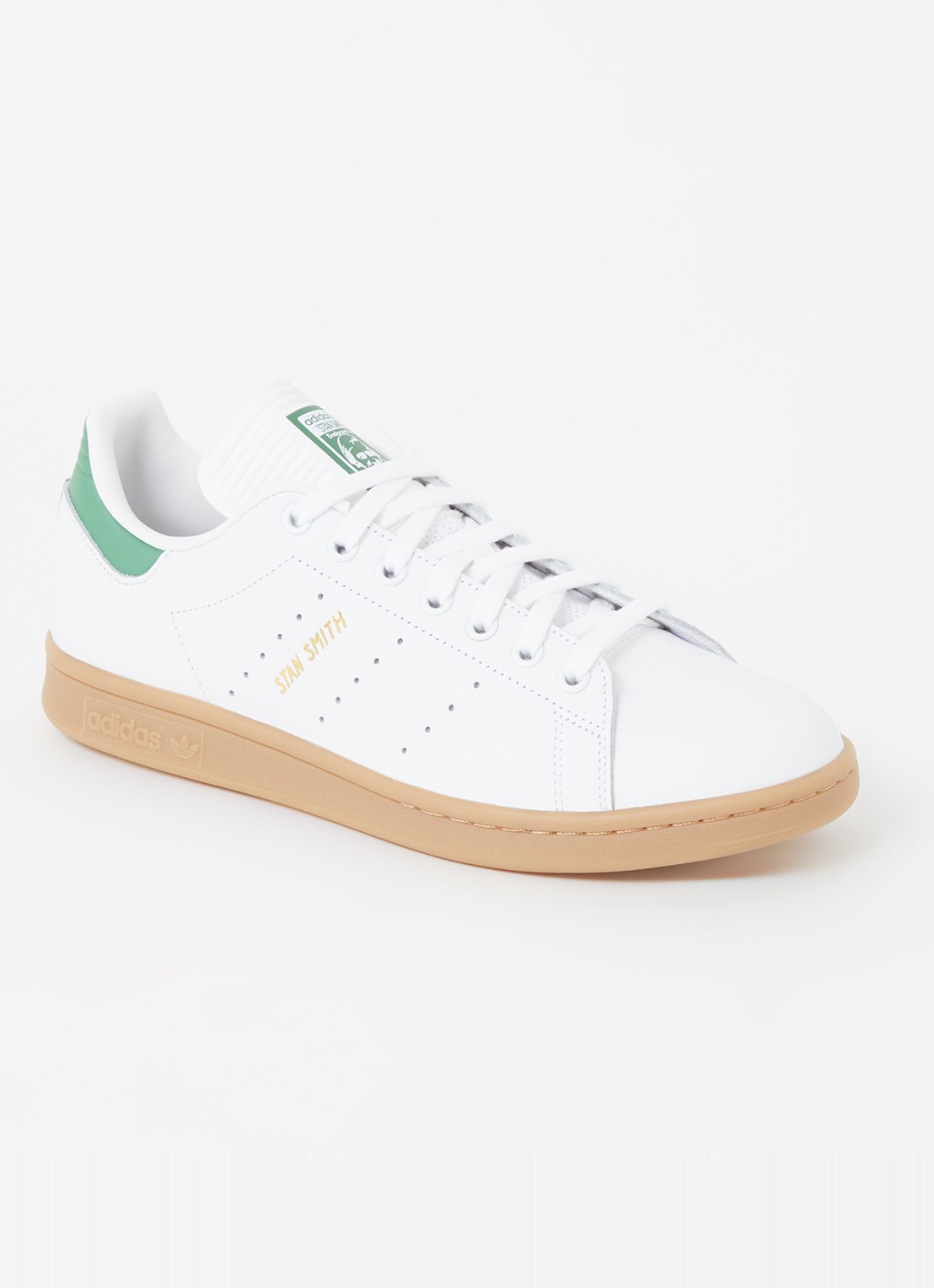 Adidas Stan Smith sneaker van leer met logo - voorkant 5 wit