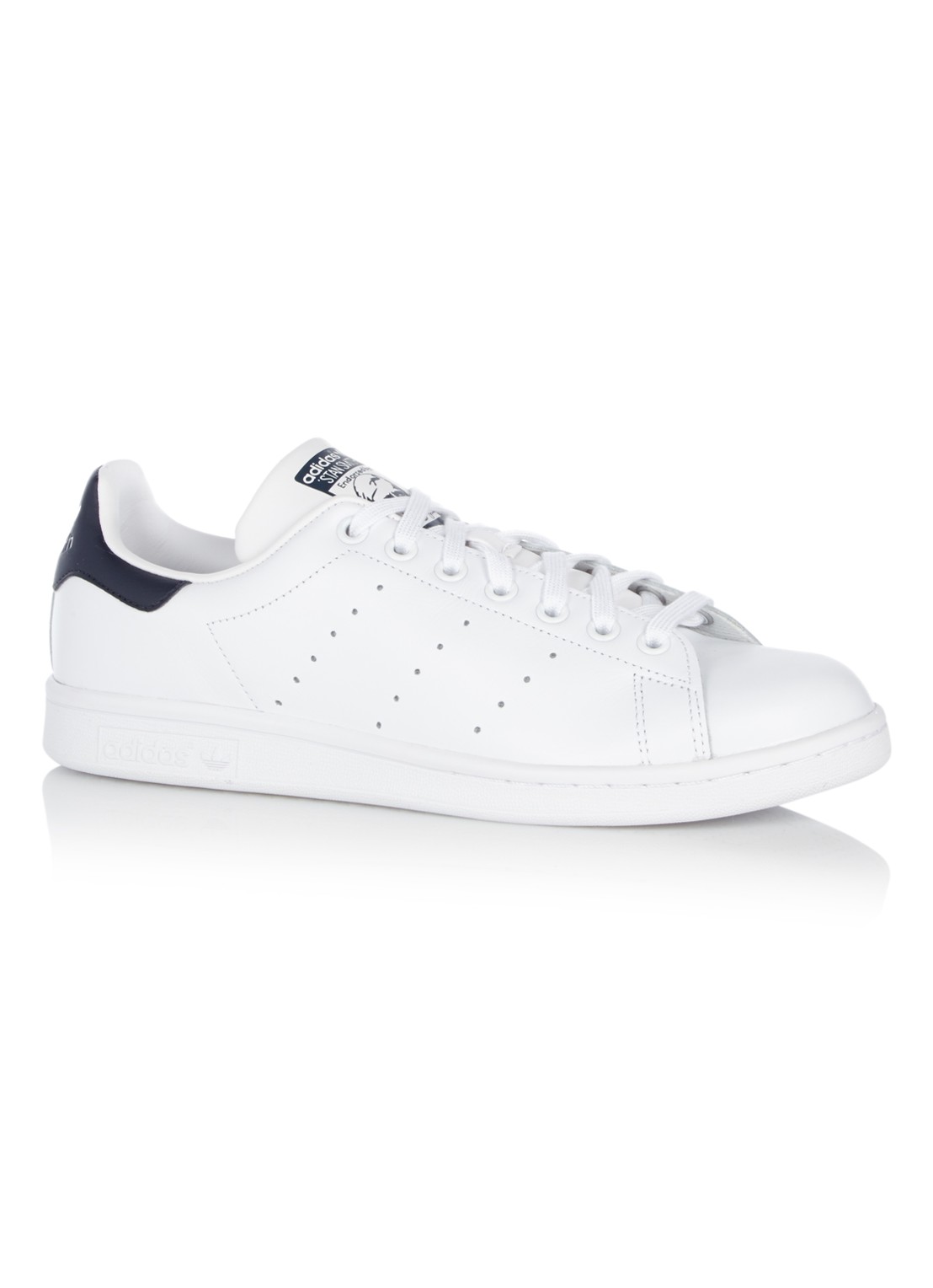 adidas Stan Smith sneaker van leer - voorkant 4 wit