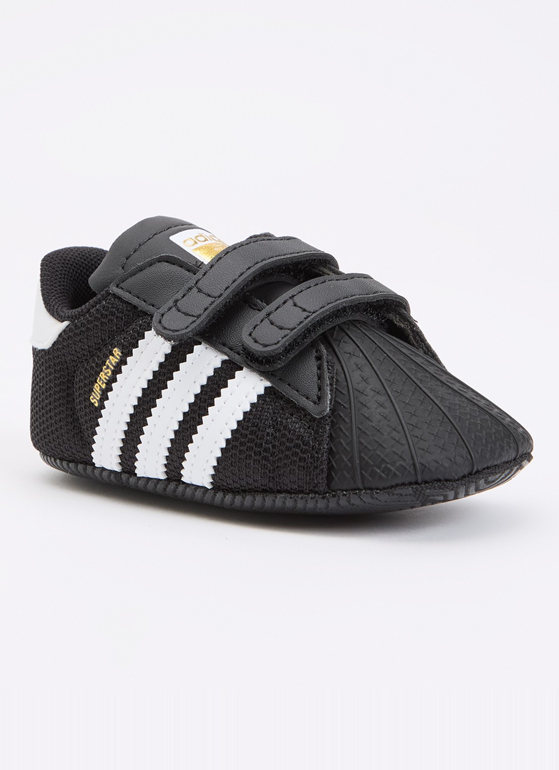 Adidas Superstar II sneaker met logo - voorkant zwart