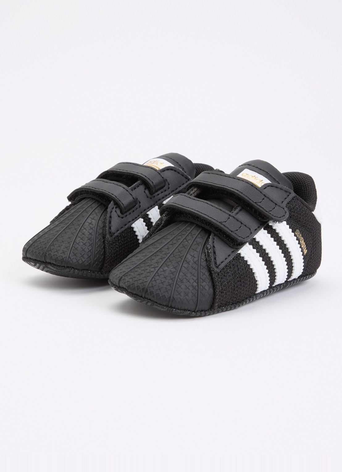 Adidas Superstar II sneaker met logo - voorkant 2 zwart