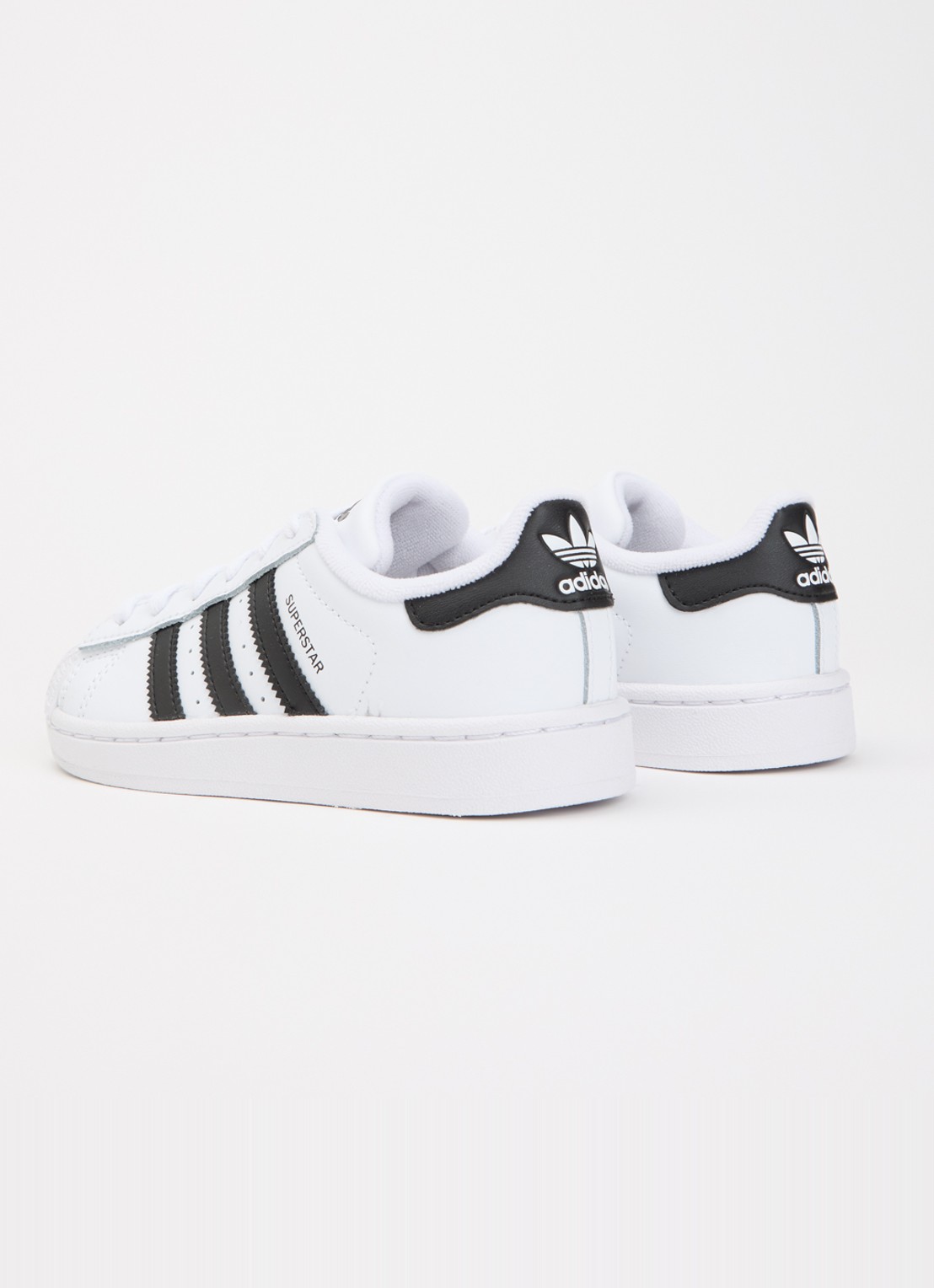 Adidas Superstar II sneaker met logo - achterkant 3 wit