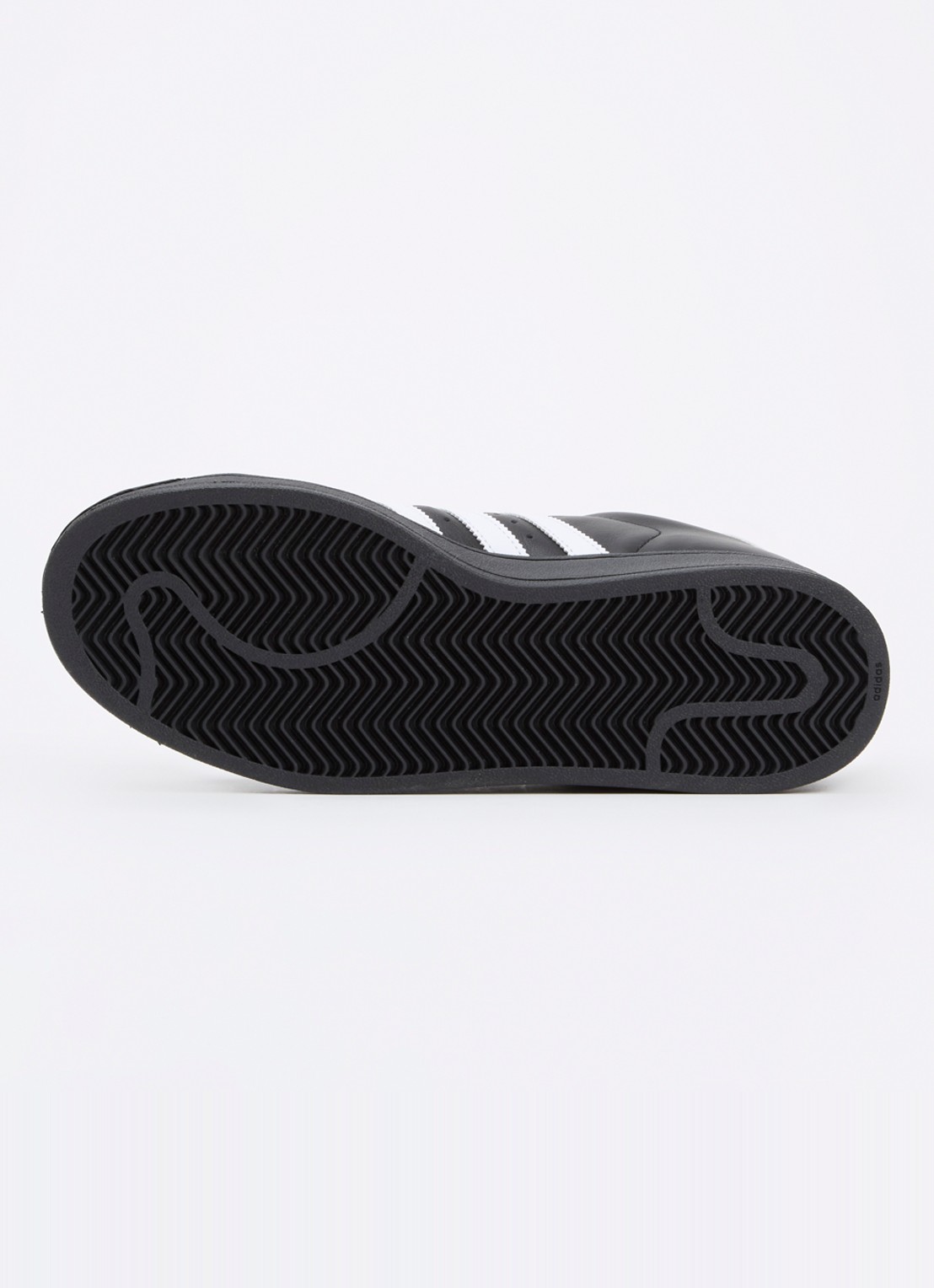 Adidas Superstar II sneaker van leer met logo - detail 5 zwart