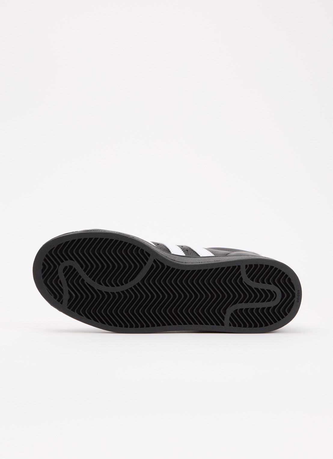 Adidas Superstar II sneaker van leer - detail 4 zwart