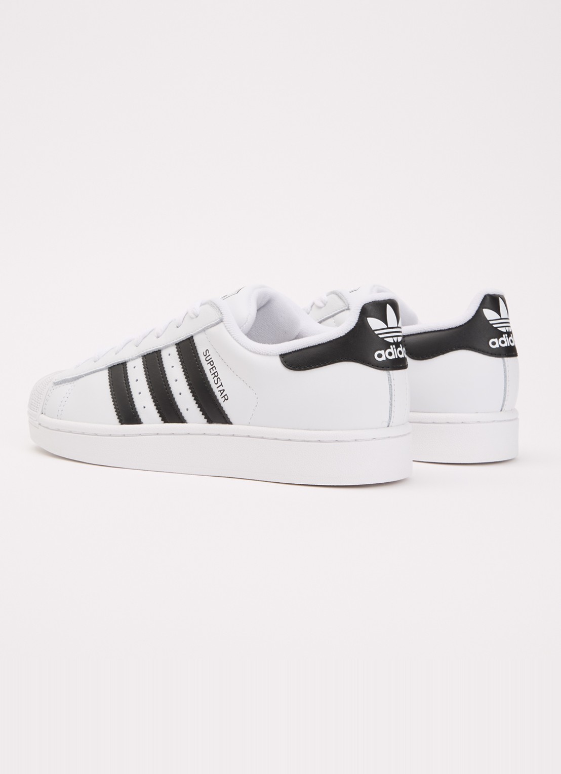 Adidas Superstar II sneaker van leer - achterkant 2 wit