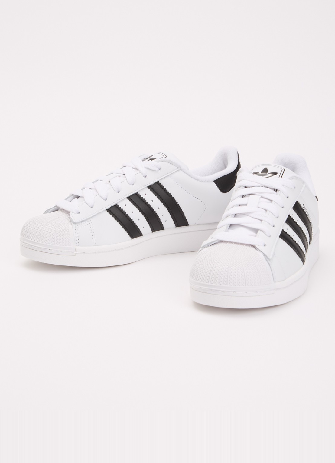 Adidas Superstar II sneaker van leer - detail 3 wit