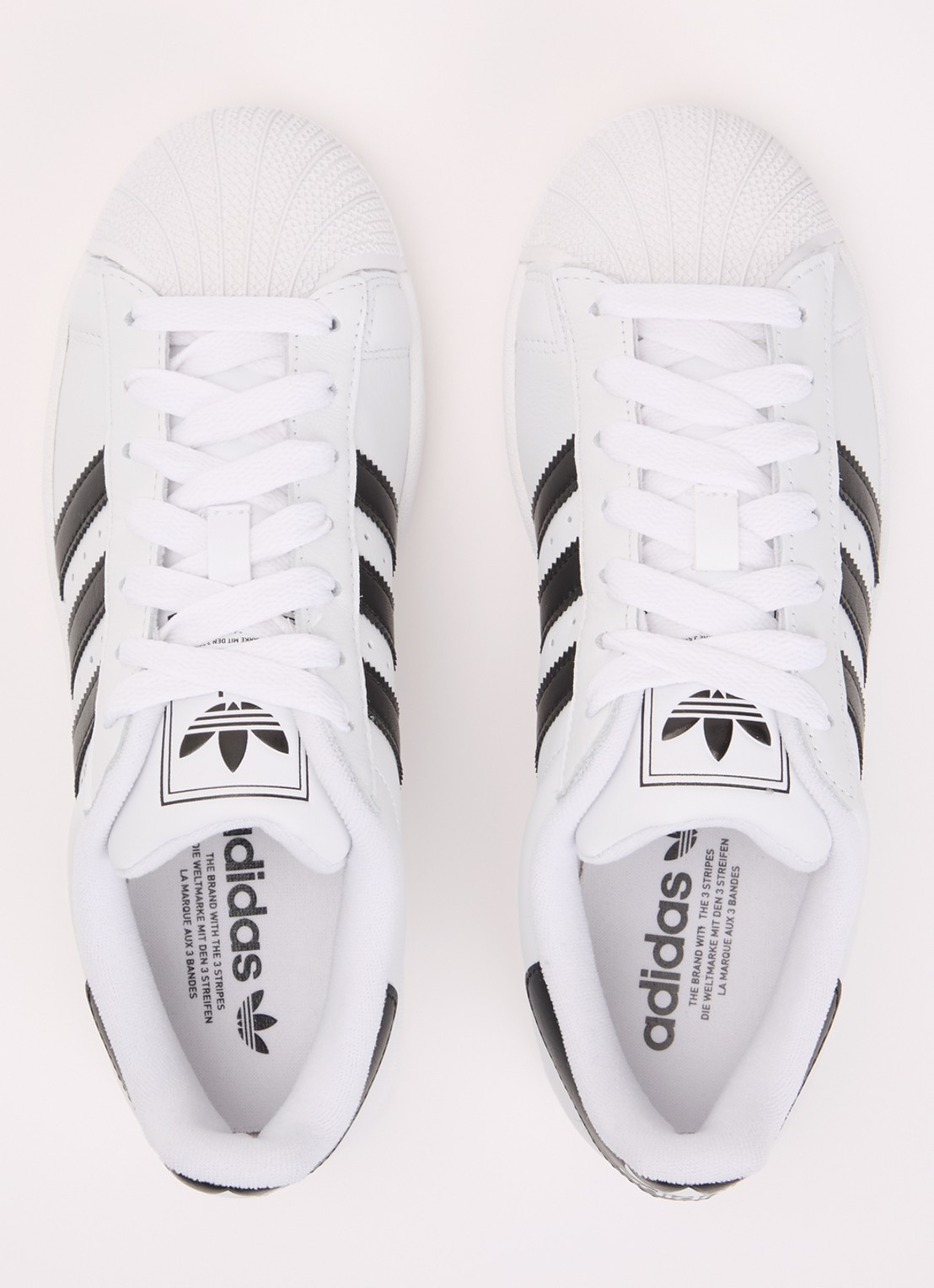 Adidas Superstar II sneaker van leer - detail 4 wit