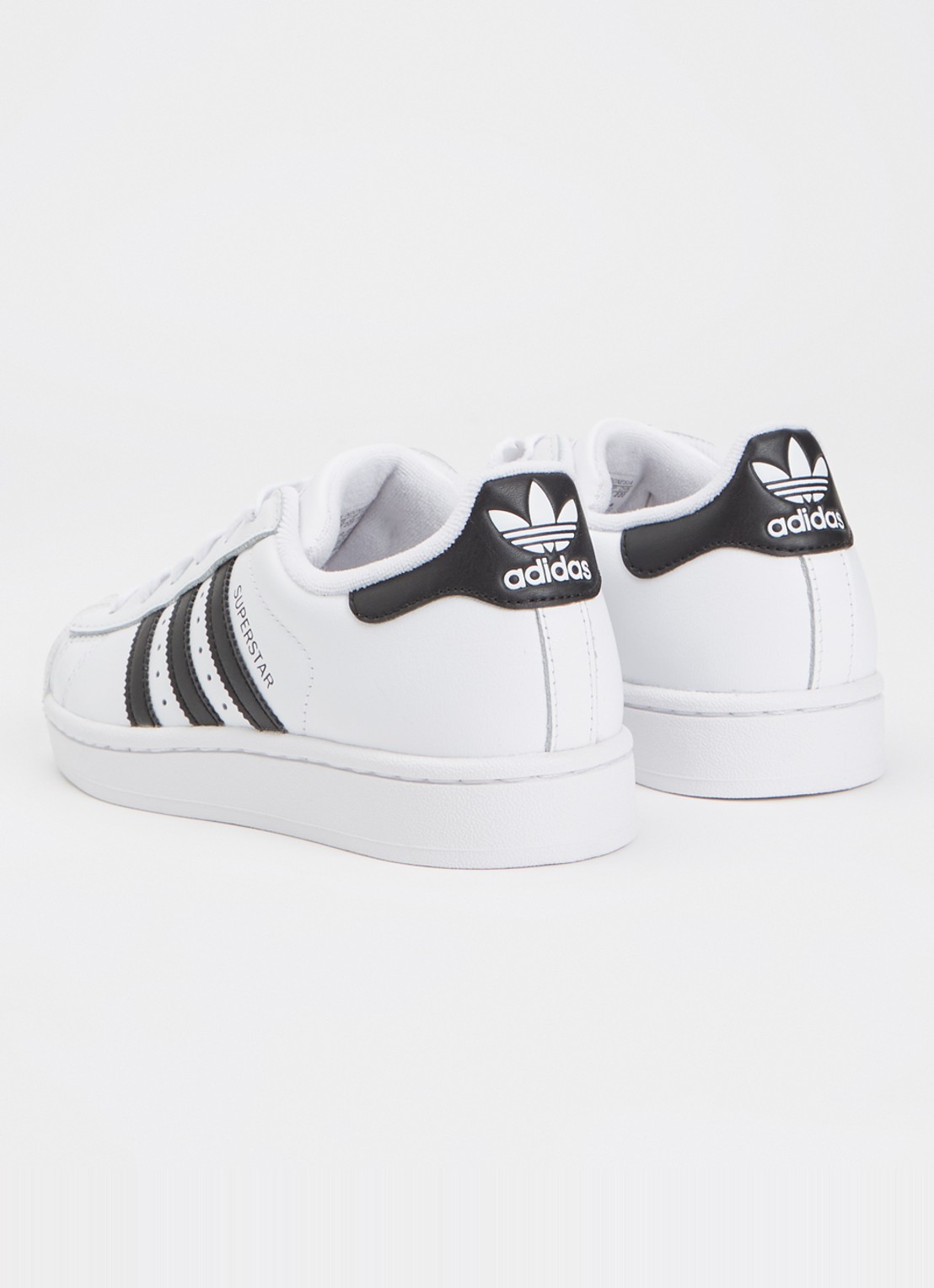 Adidas Superstar II sneaker van leer - achterkant 4 wit