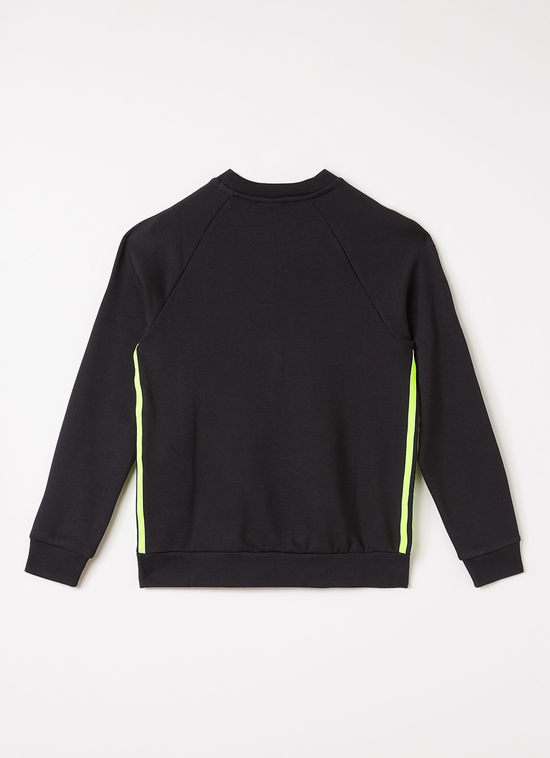 Adidas Sweater met logoborduring - voorkant 3 zwart