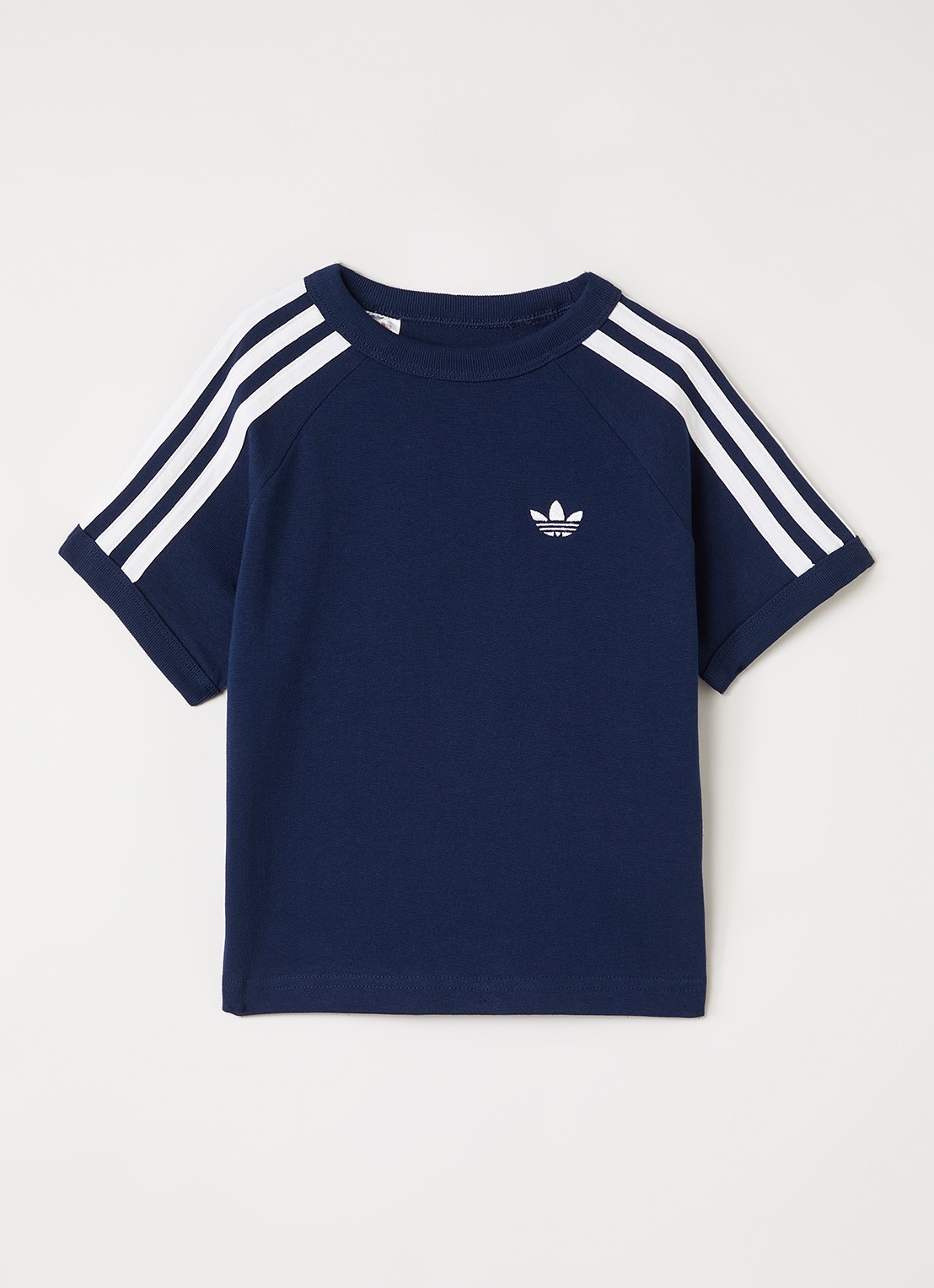 Adidas T-shirt met logo - voorkant donkerblauw