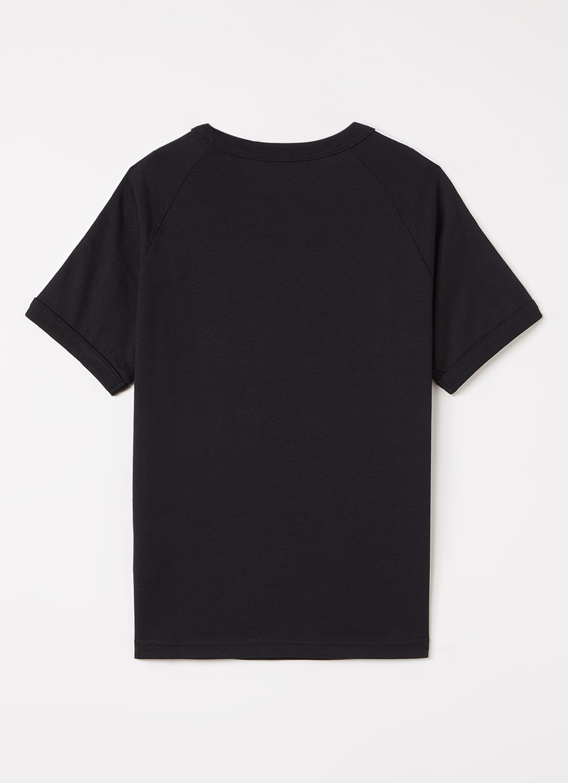 Adidas T-shirt met logoborduring - voorkant 2 zwart