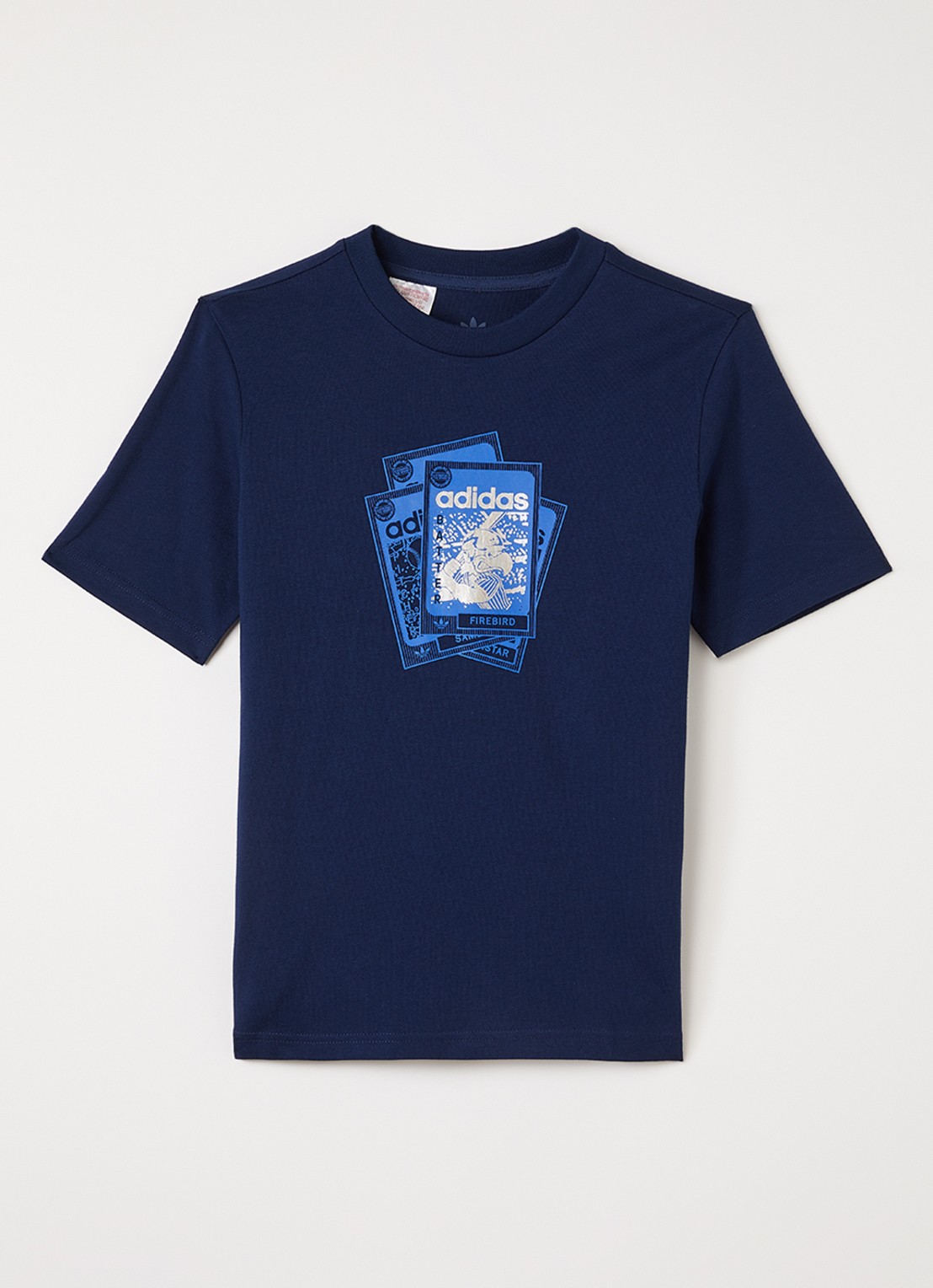 Adidas T-shirt met print - voorkant indigo