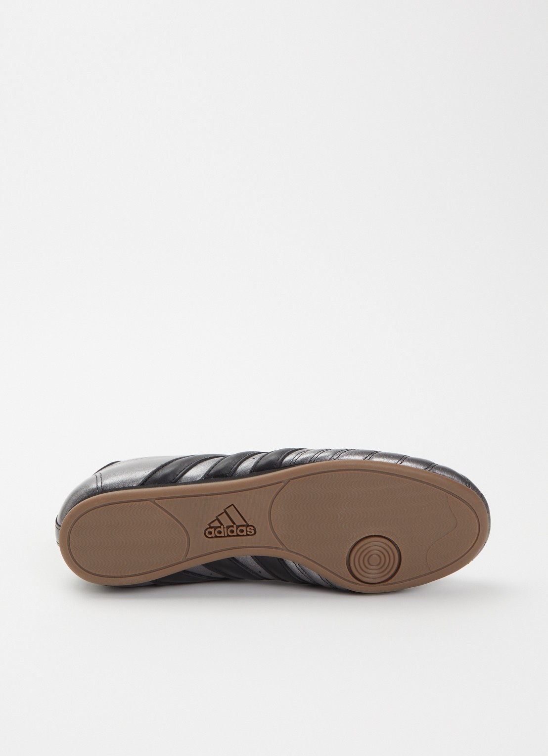 Adidas Taekwondo sneaker van leer met metallic finish - detail 5 antraciet