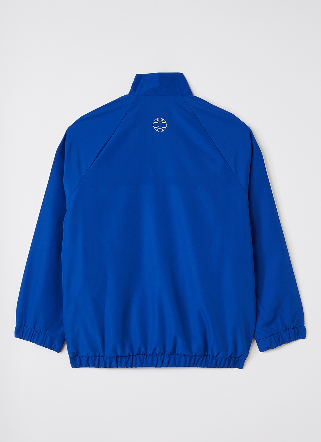 Adidas Trackvest met logoborduring - achterkant 3 kobaltblauw