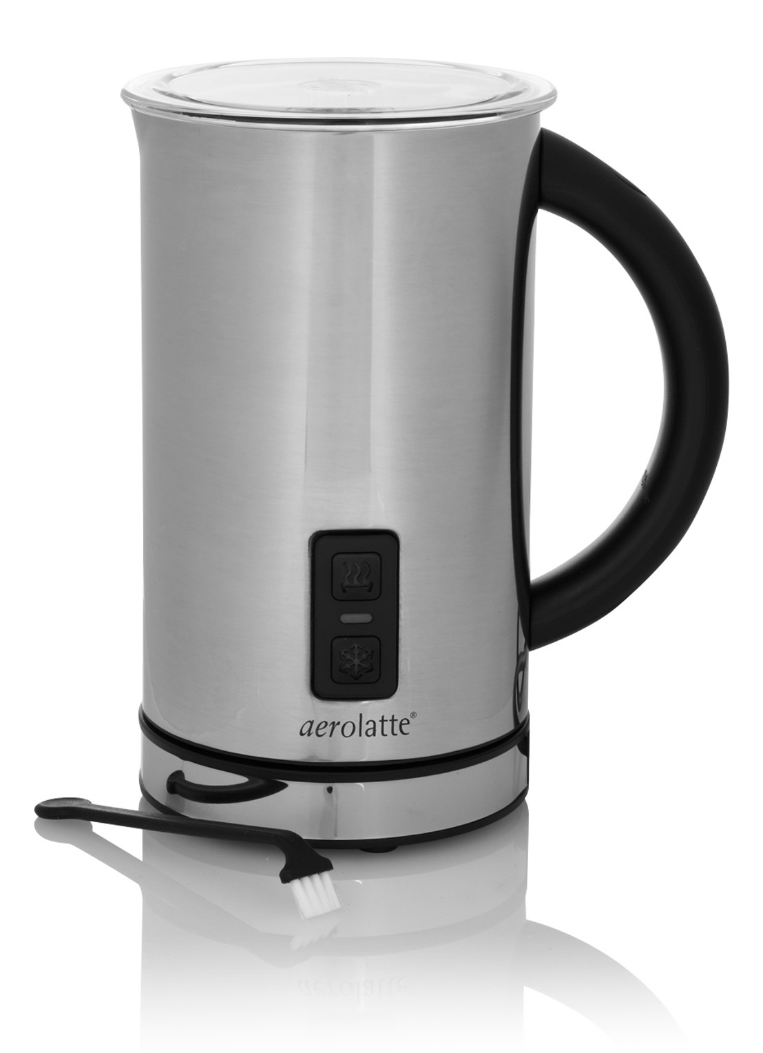 Aerolatte Compact melkopschuimer 120 ml - voorkant 2 roestvrijstaal