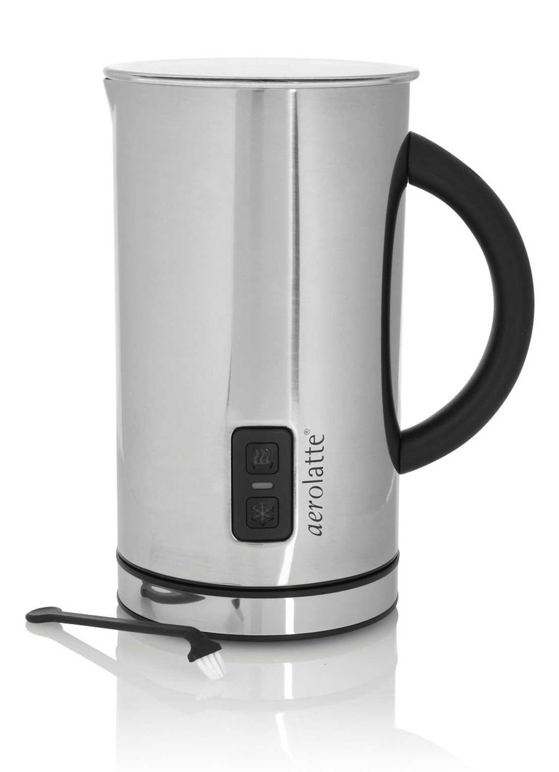 Aerolatte Grande melkopschuimer 300 ml - voorkant 2 roestvrijstaal