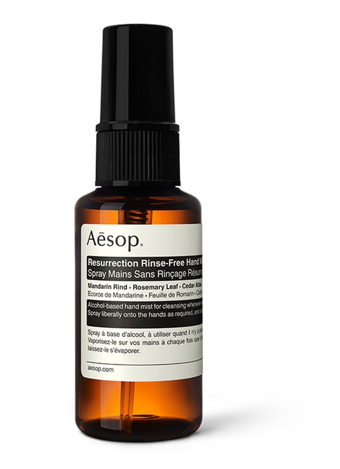 Aesop Resurrection Rinse-Free Hand Mist - desinfecterende handspray - voorkant undefined