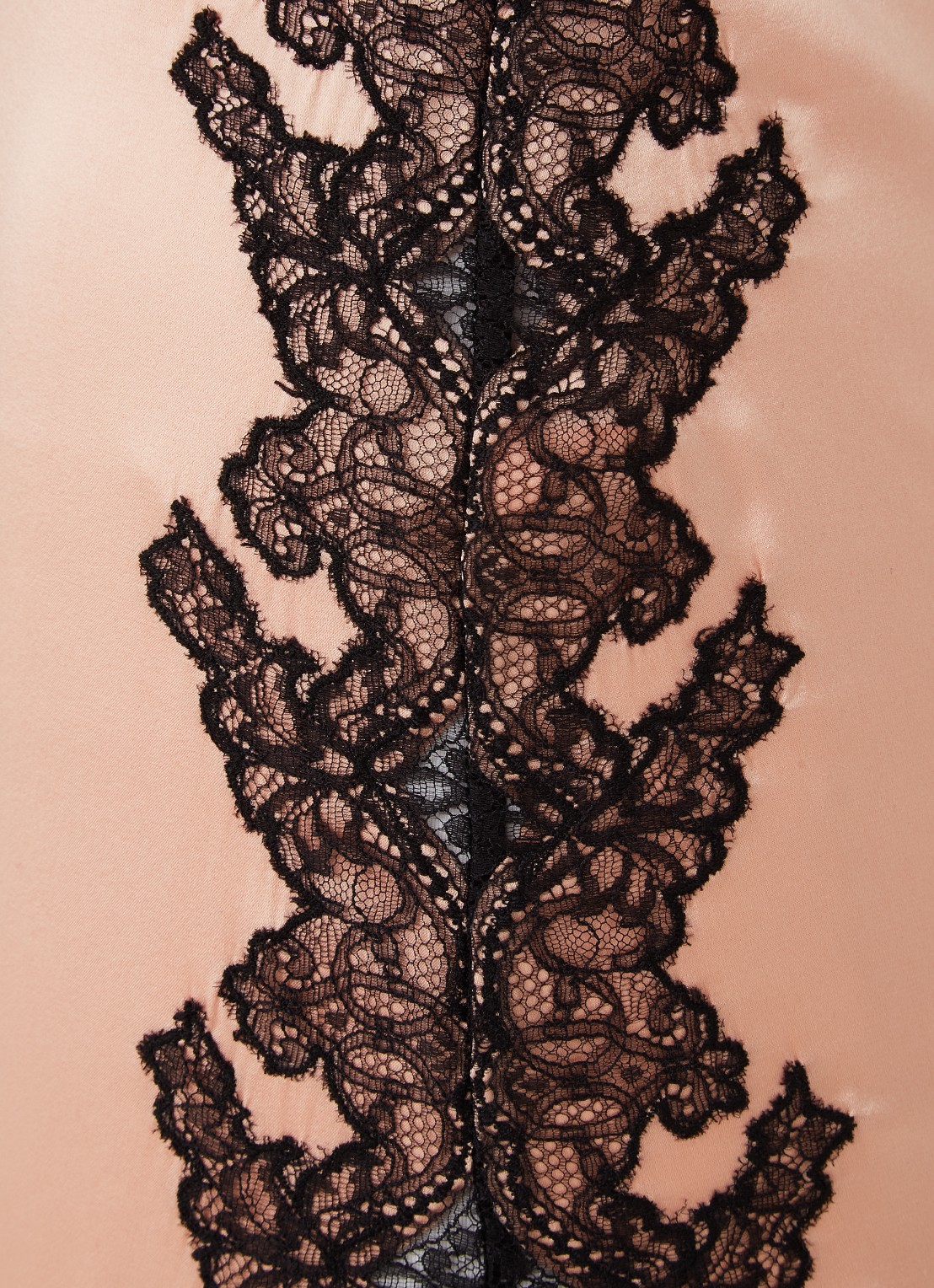 Agent Provocateur Amelea slipdress van zijde met kant - detail 5 oudroze