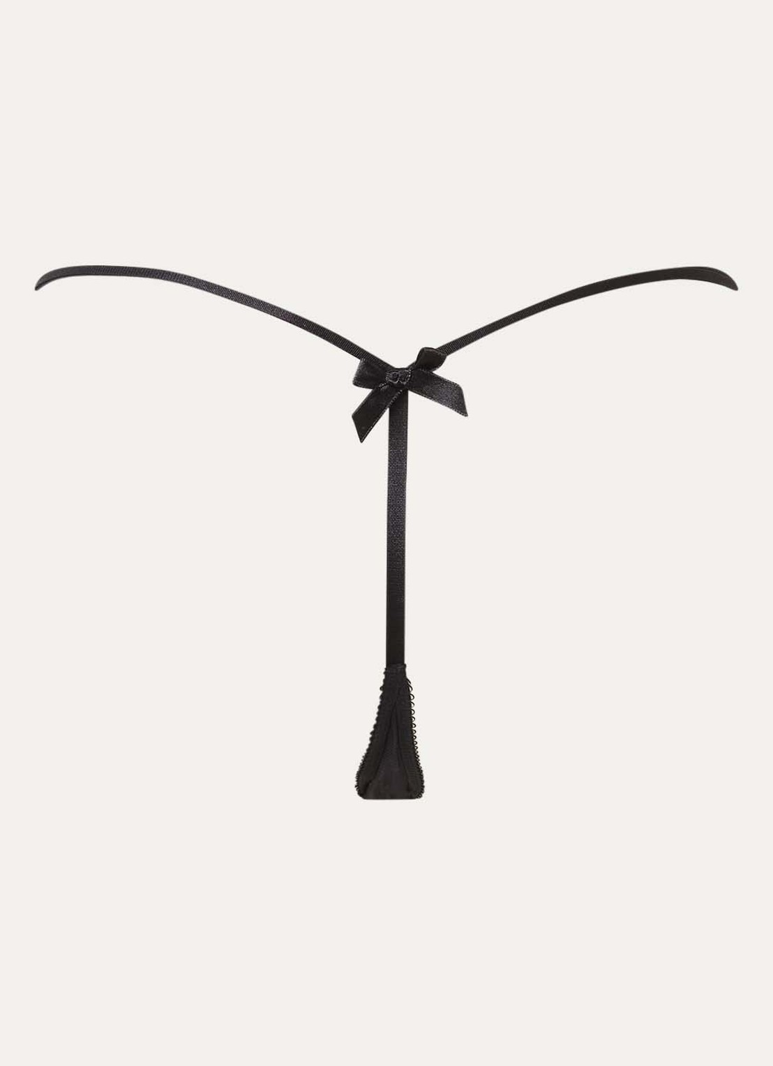 Agent Provocateur Coletta string van mesh - achterkant zwart