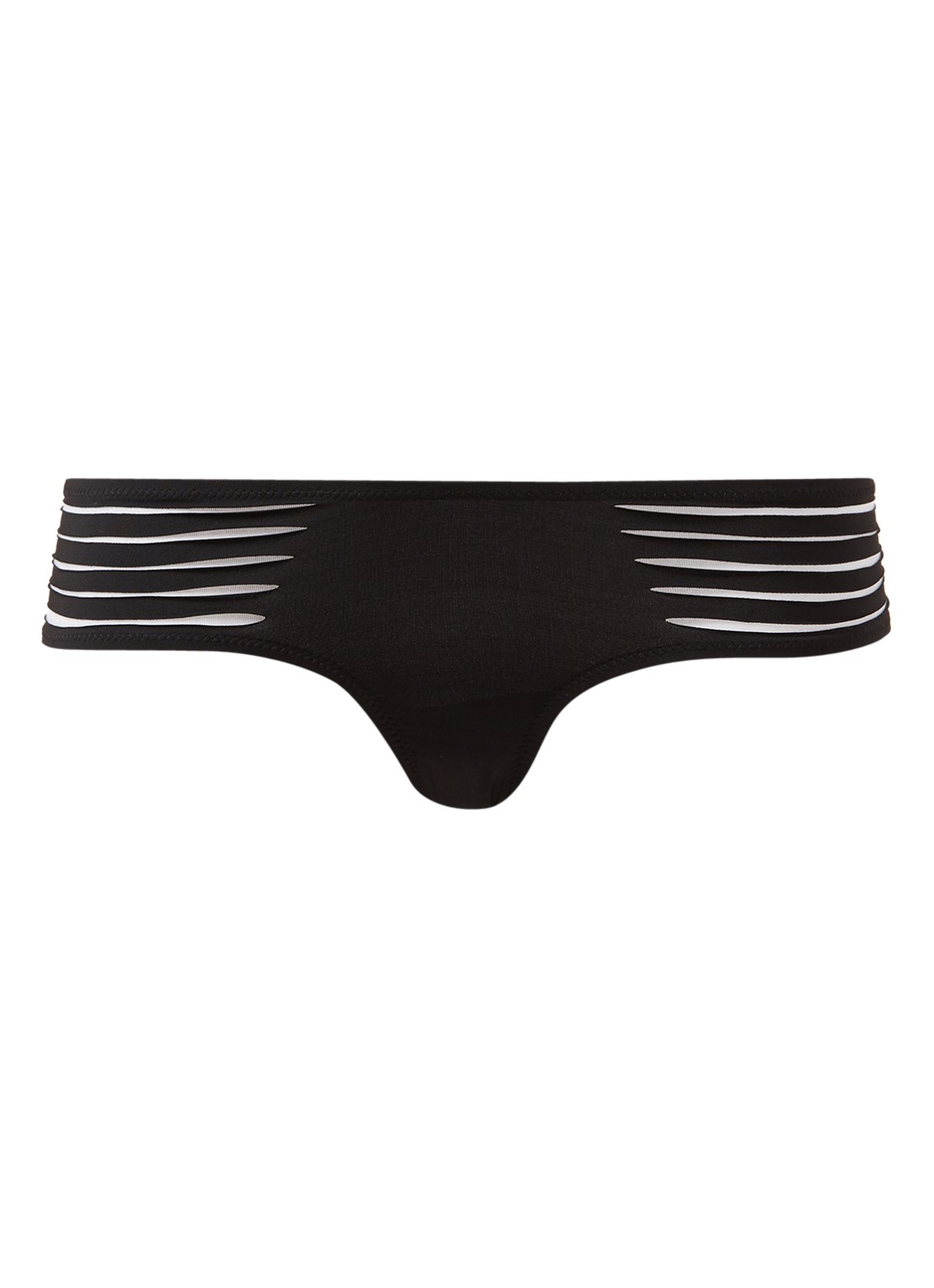 Agent Provocateur Dakotta brazilian bikinislip met cut-out detail - voorkant 2 zwart