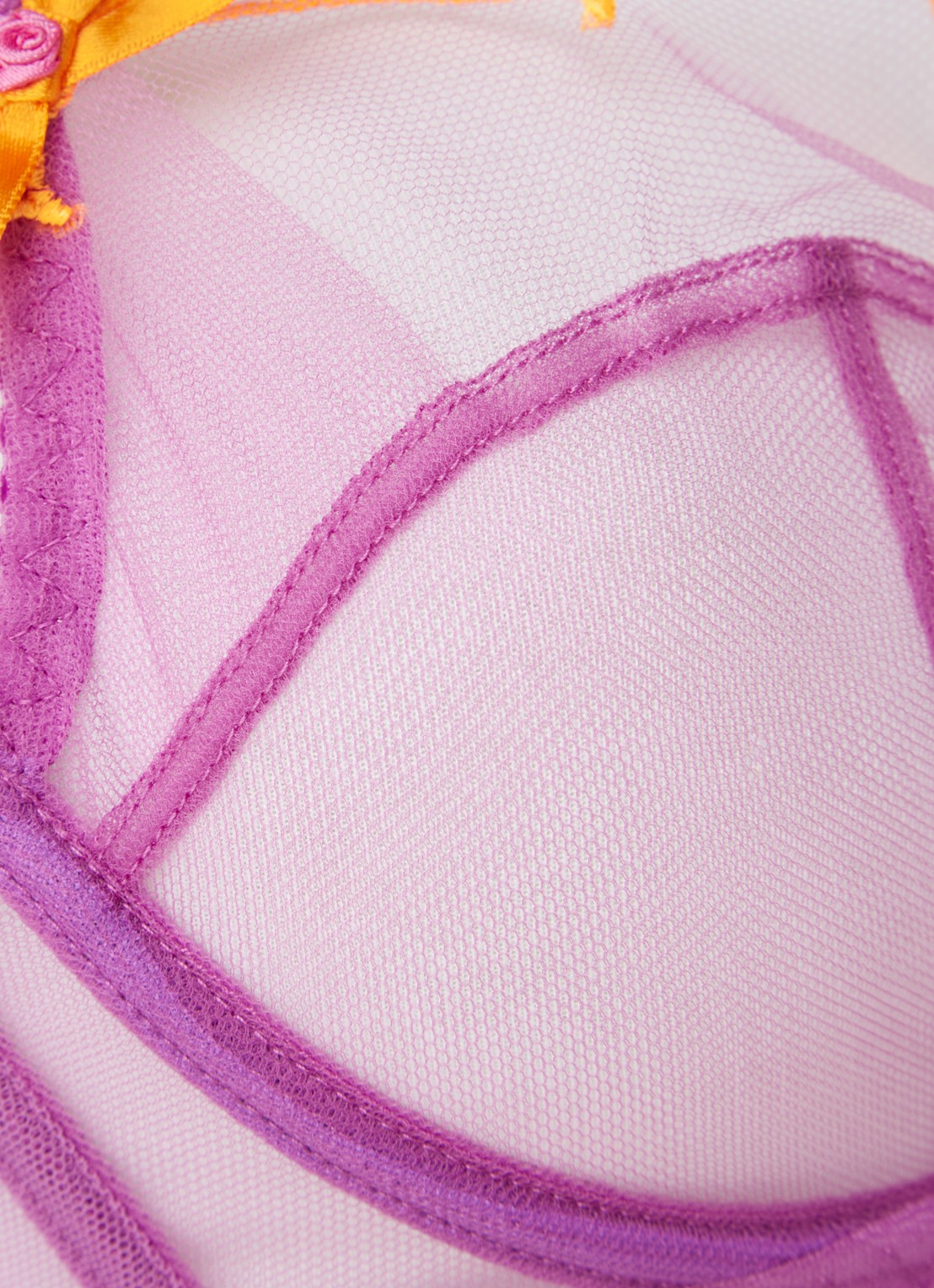 Agent Provocateur Lorna beugel bh van mesh - detail paars