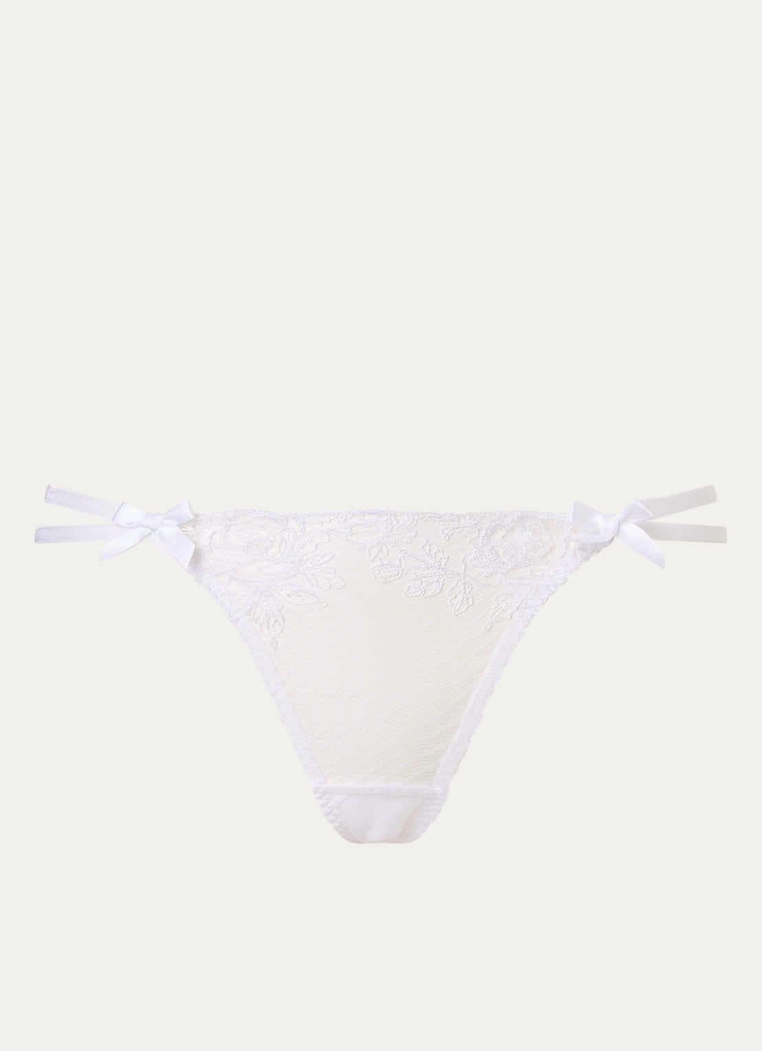 Agent Provocateur Rosia string van kant - voorkant 4 wit