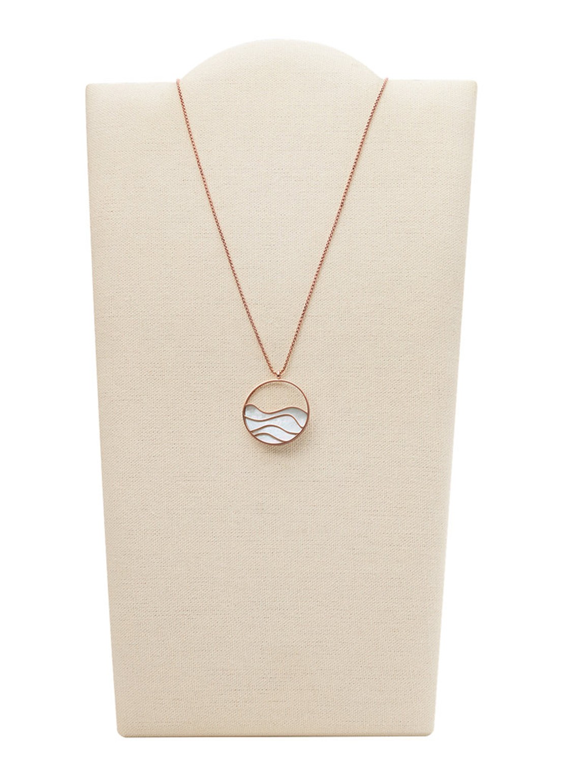 Agnethe ketting met hanger SKJ1539791 - detail 2 roségoud