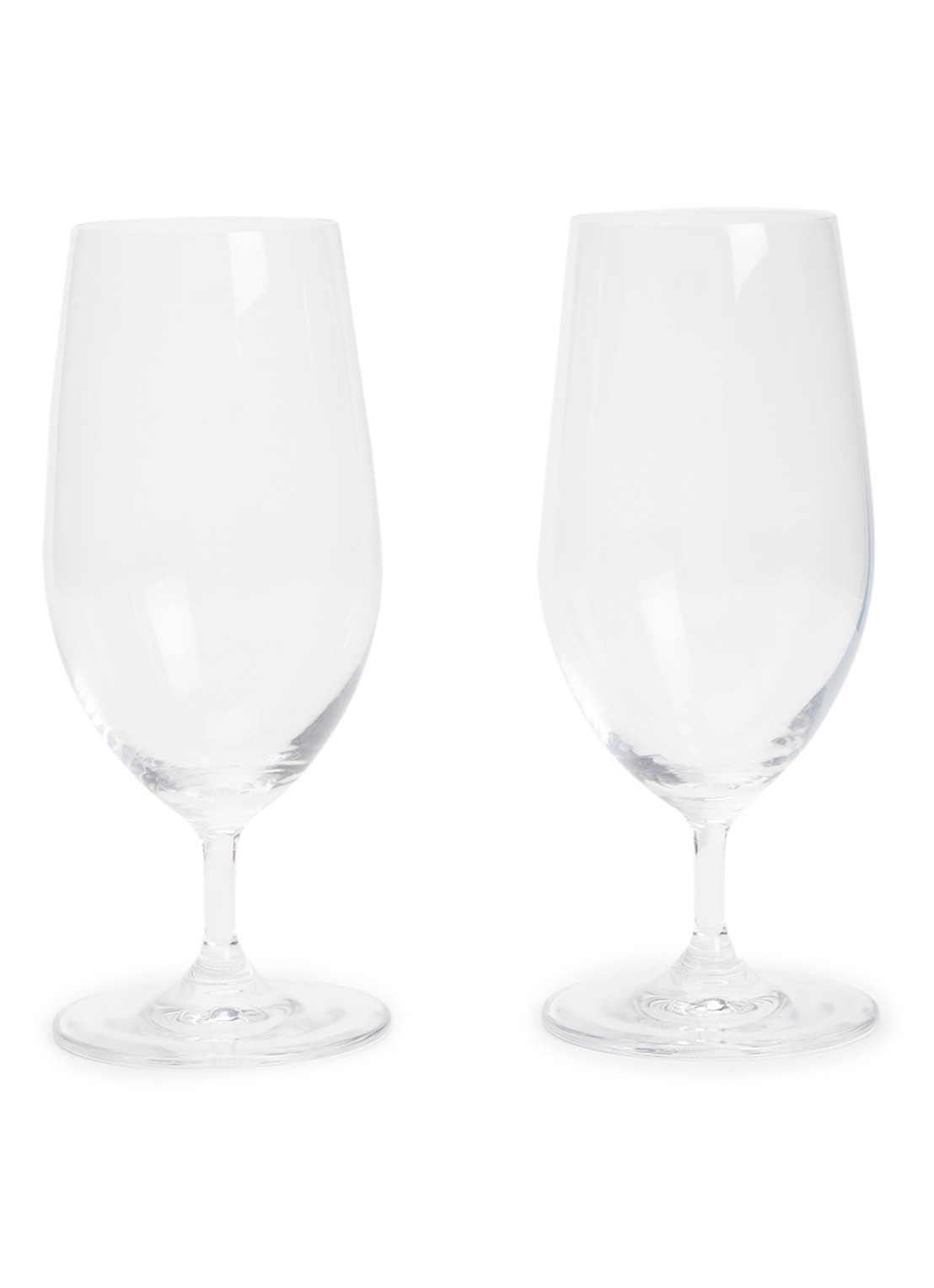 Åhléns Belle bierglas 39 cl set van 2 - voorkant 2 transparant