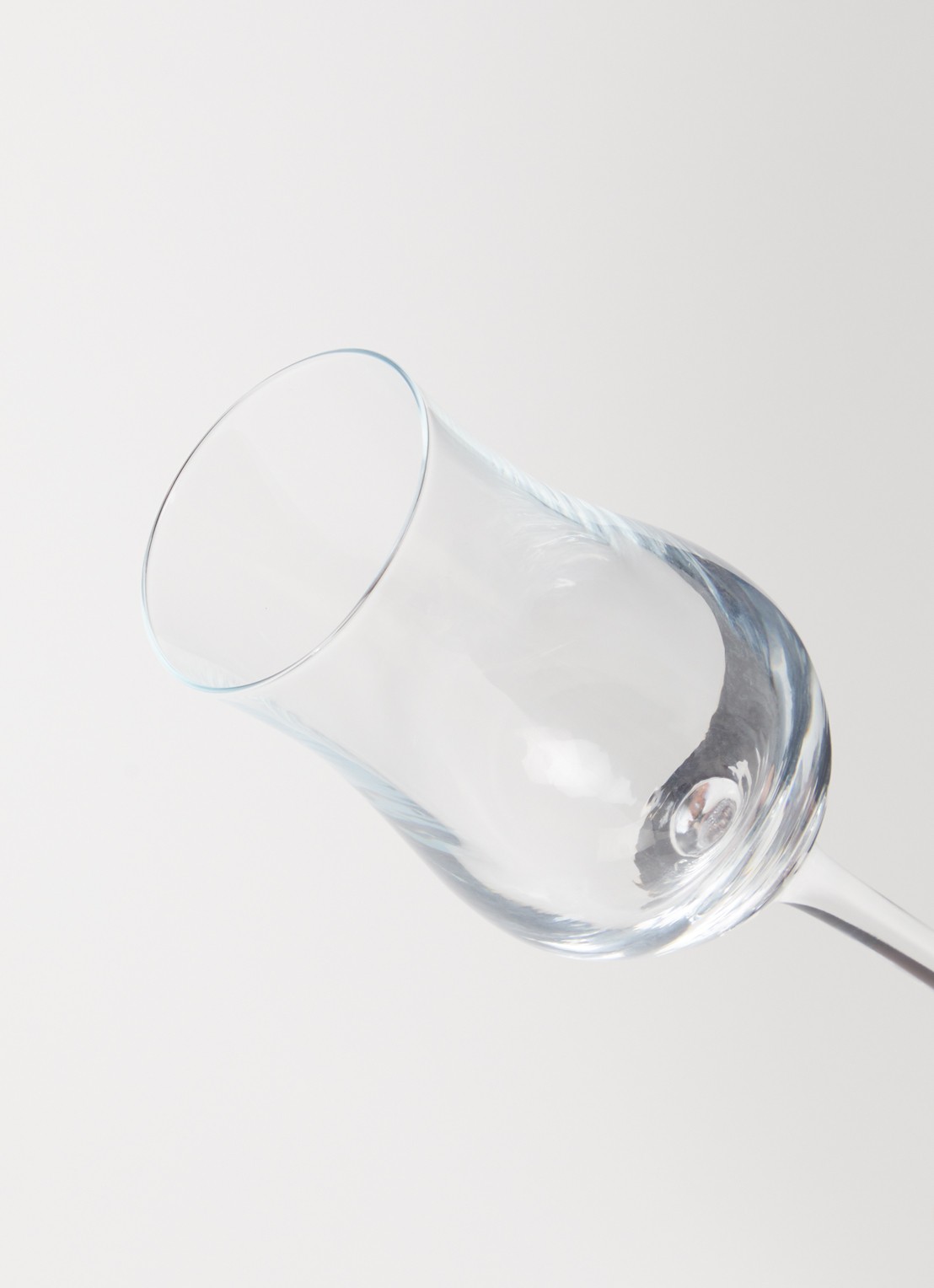 Åhléns Belle grappaglas 10 cl set van 2 - detail transparant
