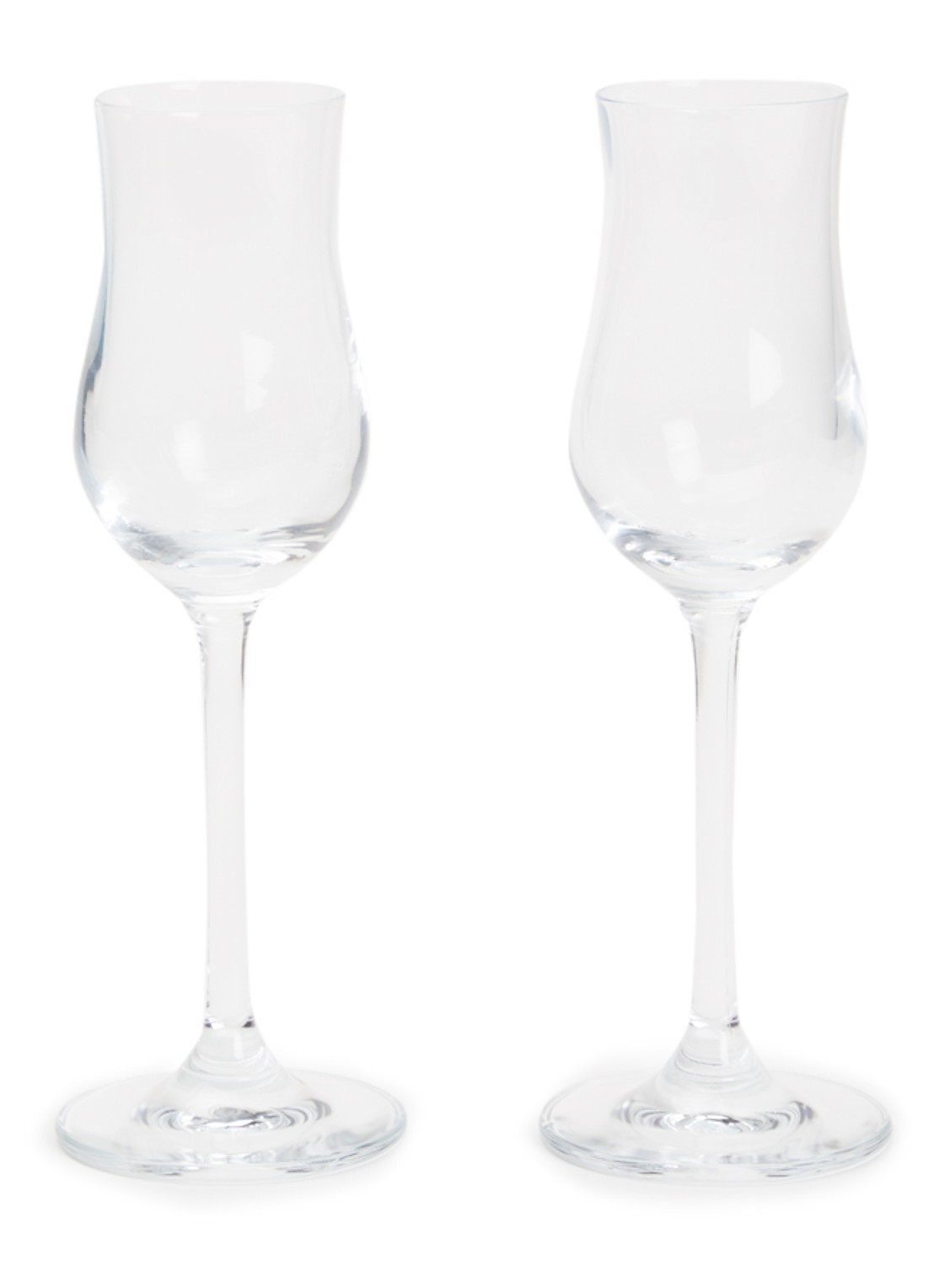 Åhléns Belle grappaglas 10 cl set van 2 - voorkant 2 transparant
