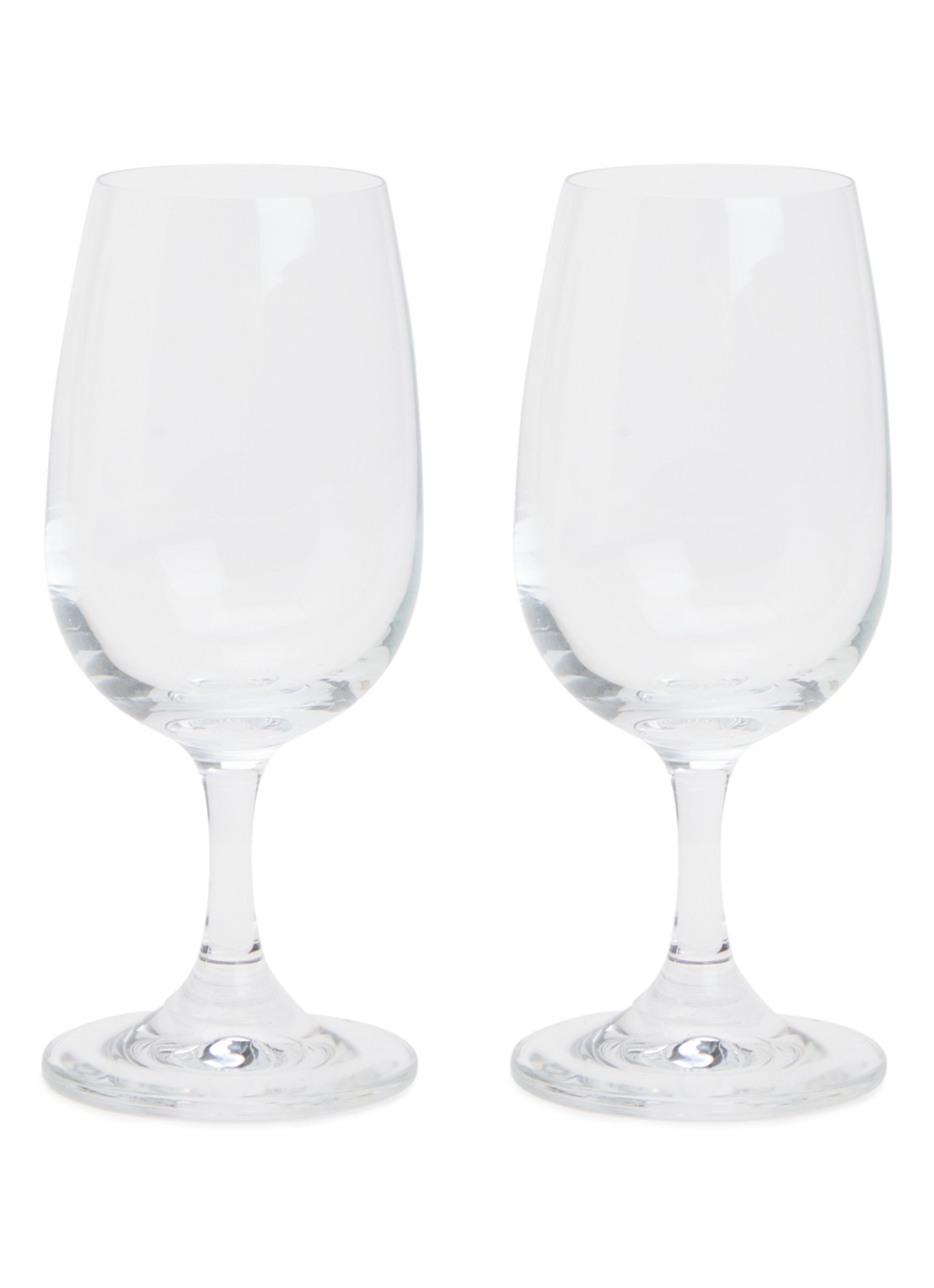 Åhléns Belle tumbler glas 25 cl set van 2 - voorkant 2 transparant