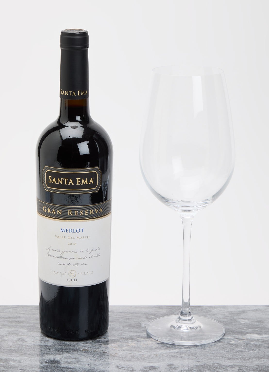 Åhléns Belle wijn glas 75 cl - voorkant 3 transparant