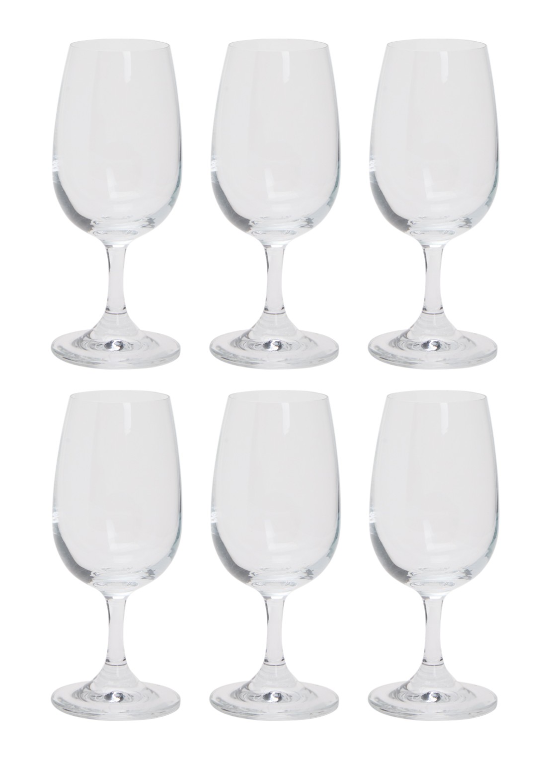 Åhléns Belle wijnglas 21 cl set van 6 - voorkant 2 transparant