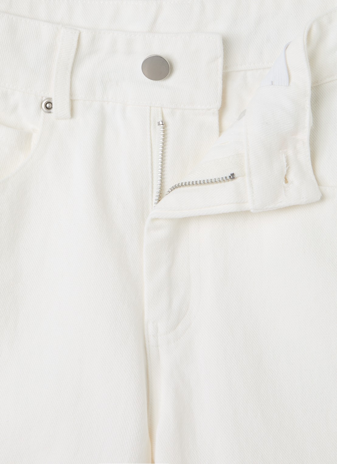 AI&KO Quinn balloon fit jeans - detail gebroken wit