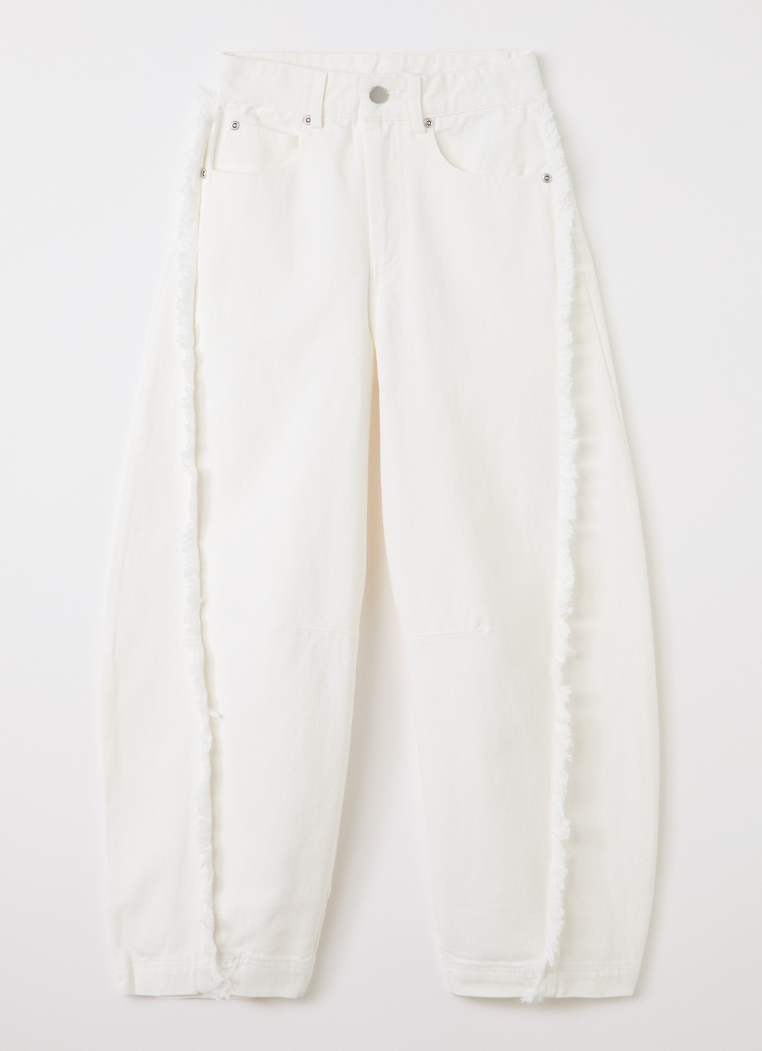 AI&KO Quinn balloon fit jeans - voorkant 2 gebroken wit