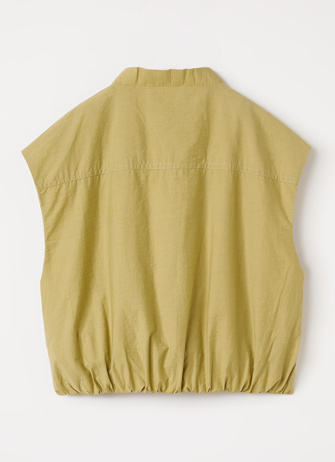 AI&KO Vanja bodywarmer met elastische band - achterkant khaki