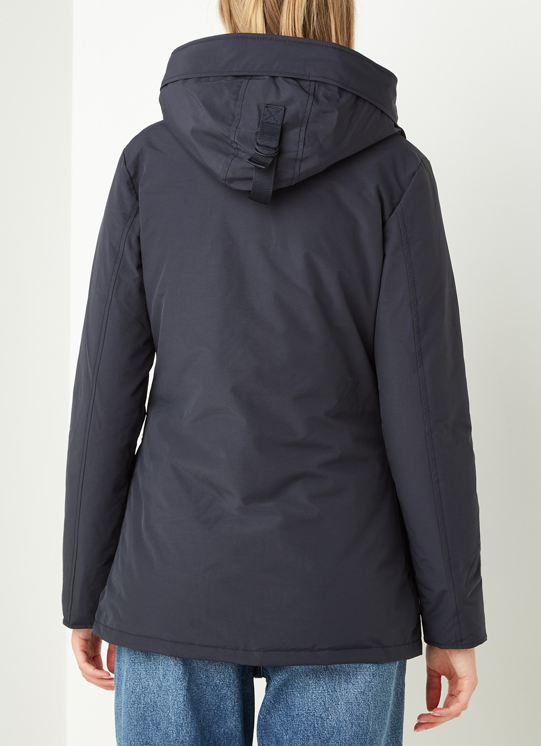 Airforce Gewatteerde jas met capuchon - achterkant 3 blauw