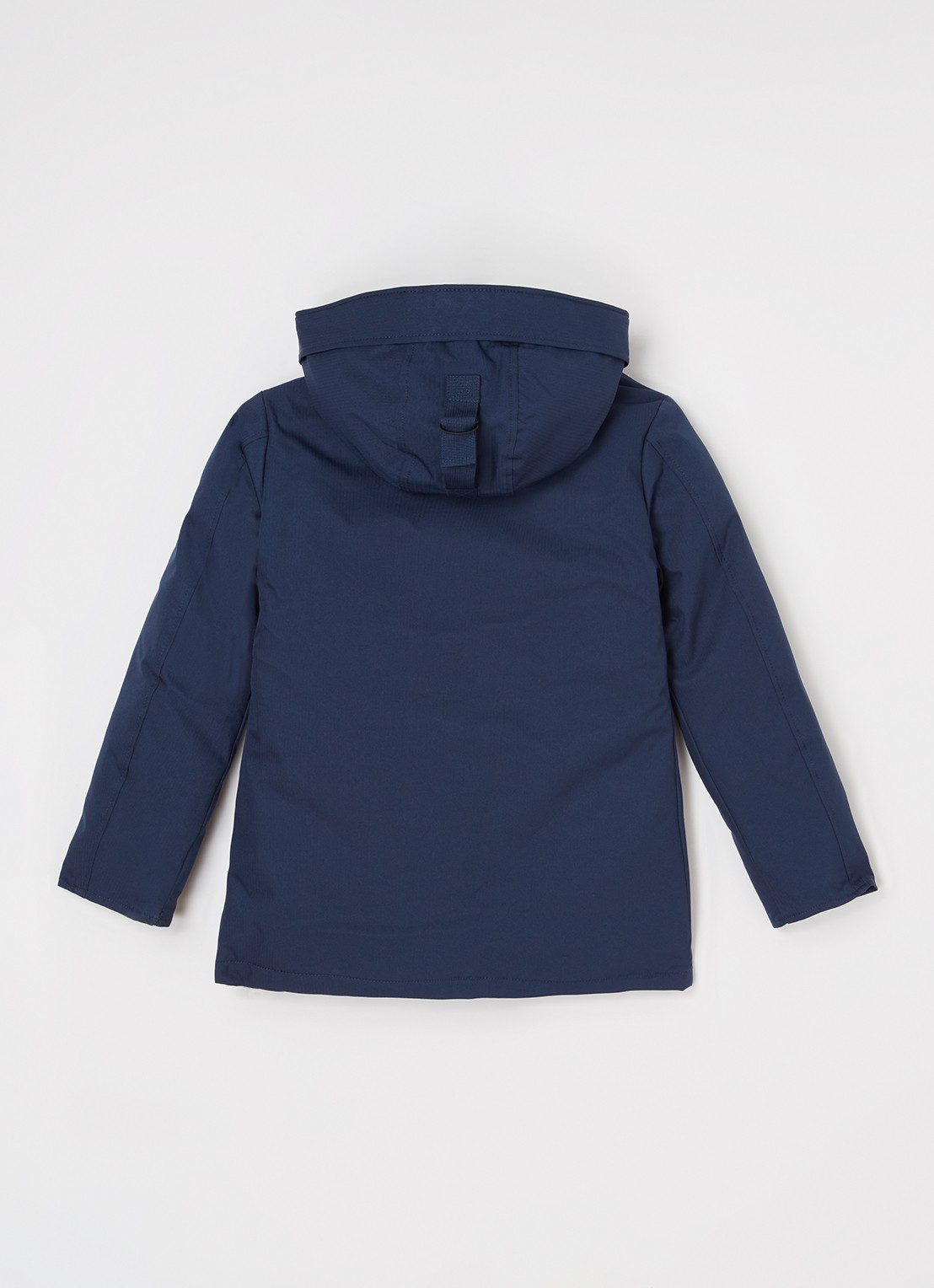 Airforce Gewatteerde jas met capuchon - achterkant blauw