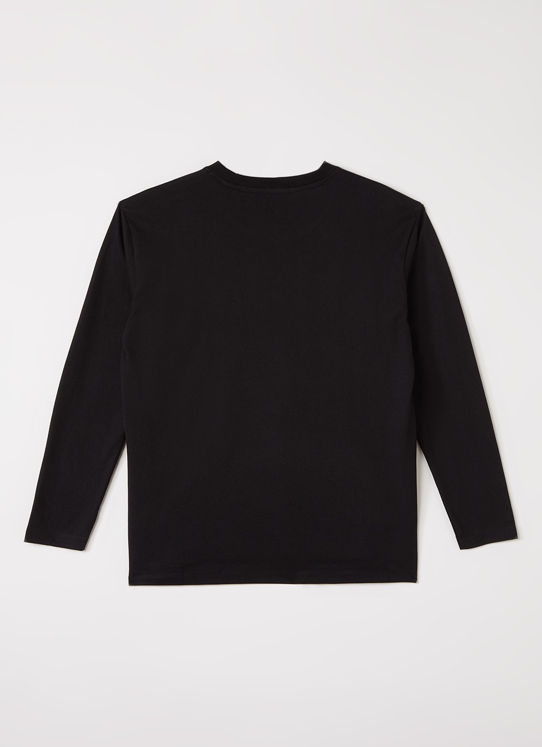 Airforce Longsleeve met logo - voorkant 3 zwart