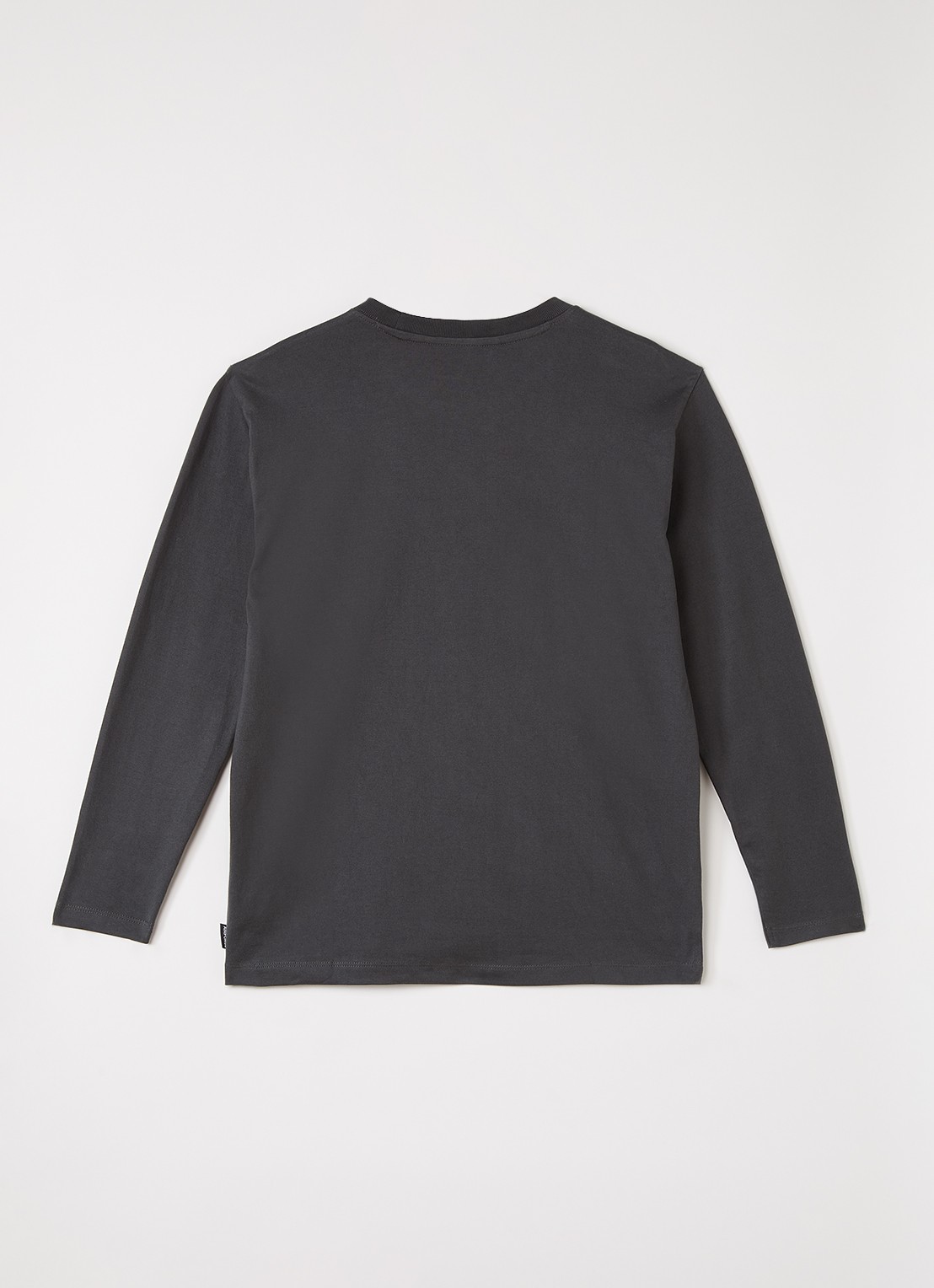 Airforce Longsleeve met logo - voorkant 3 antraciet