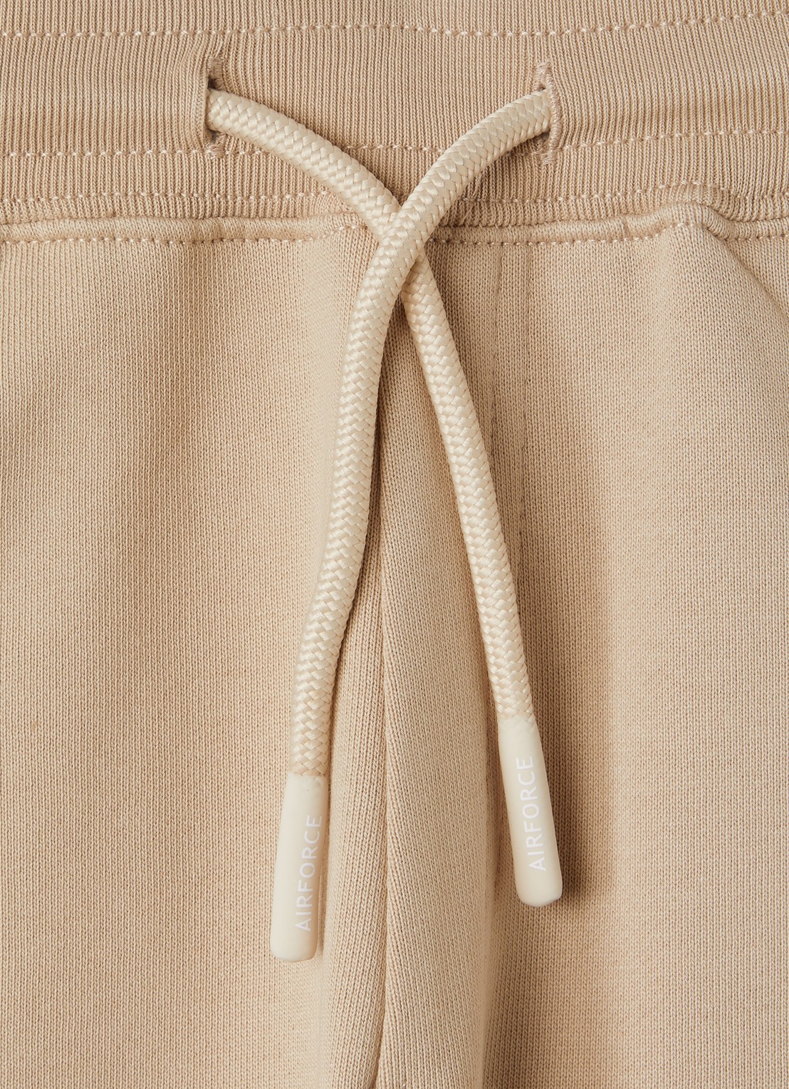 Airforce Loose fit korte joggingbroek - detail 5 beige