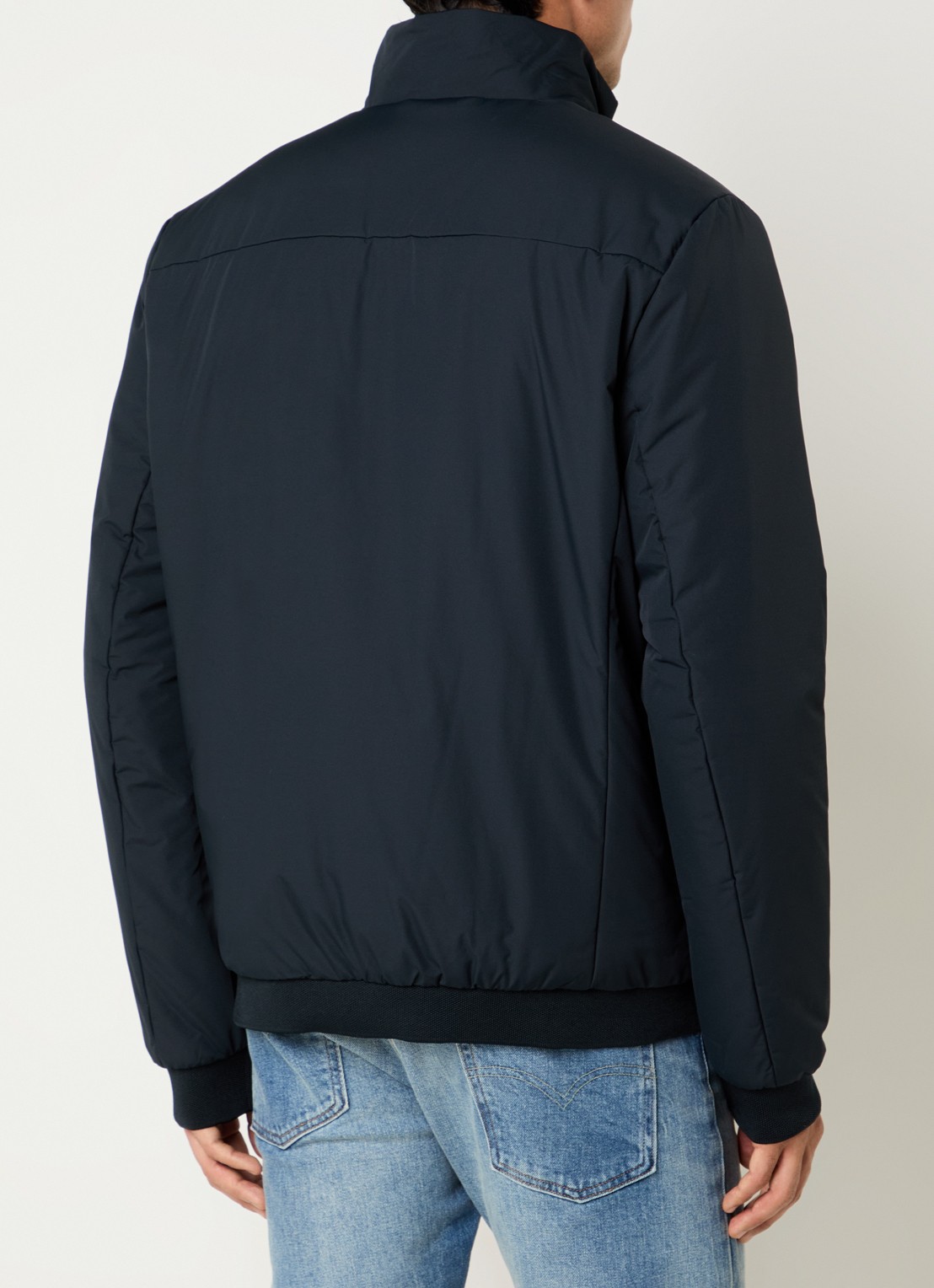 Airforce Luke jack met ritszakken - achterkant donkerblauw