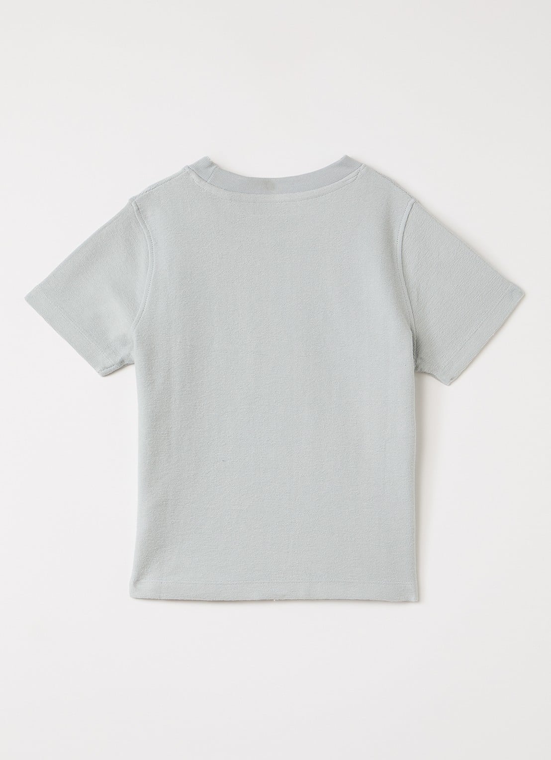 Airforce Milo T-shirt met logo - voorkant 2 lichtgrijs