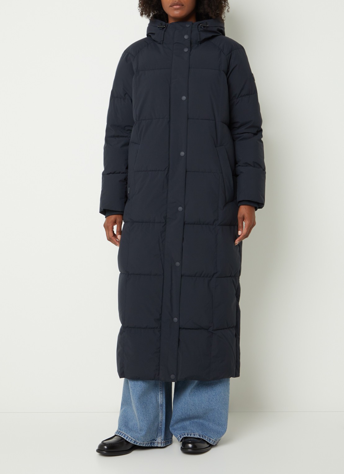 Airforce Nia gewatteerde parka met steekzakken - detail 2 donkerblauw